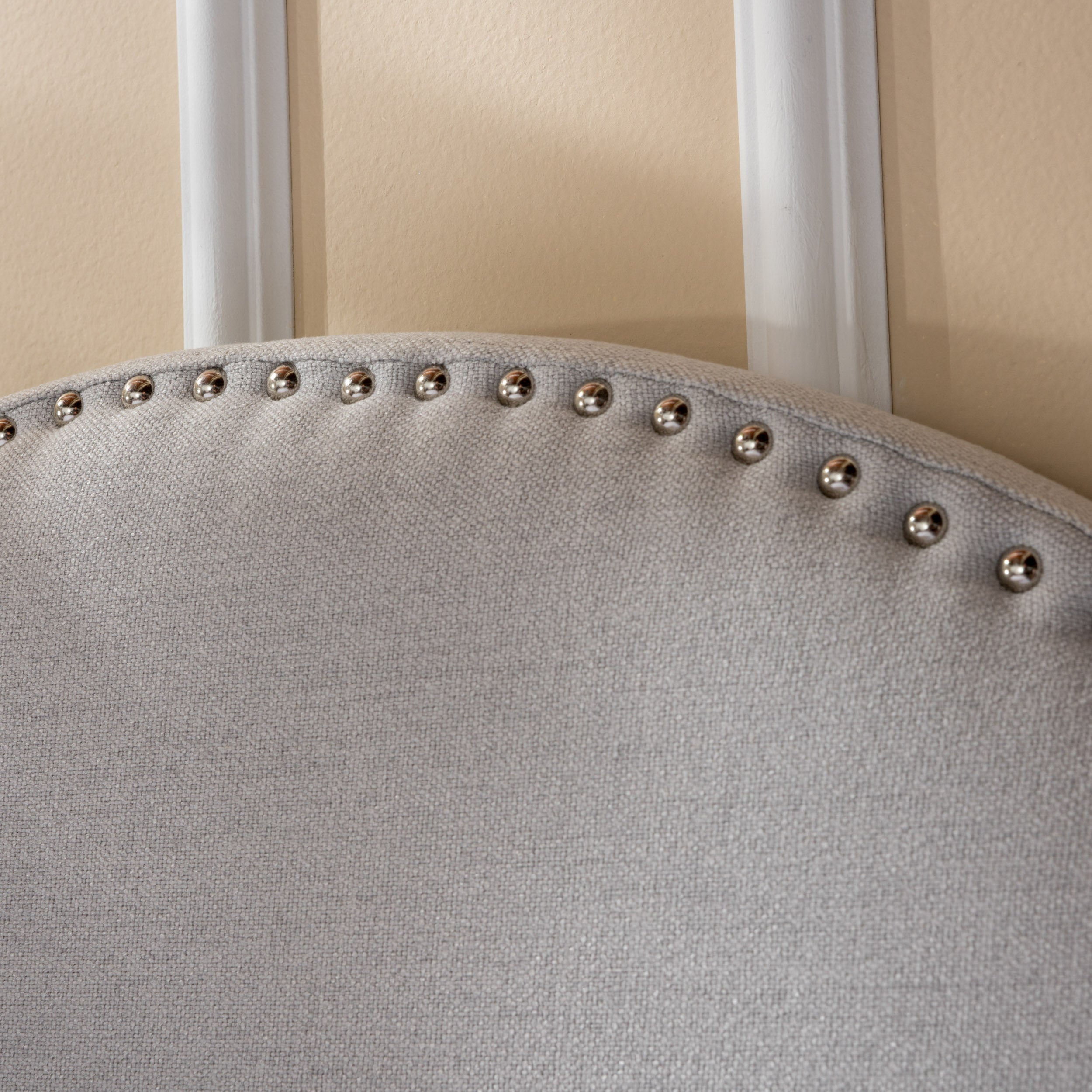 Upholstered Nailhead Trim Headboard