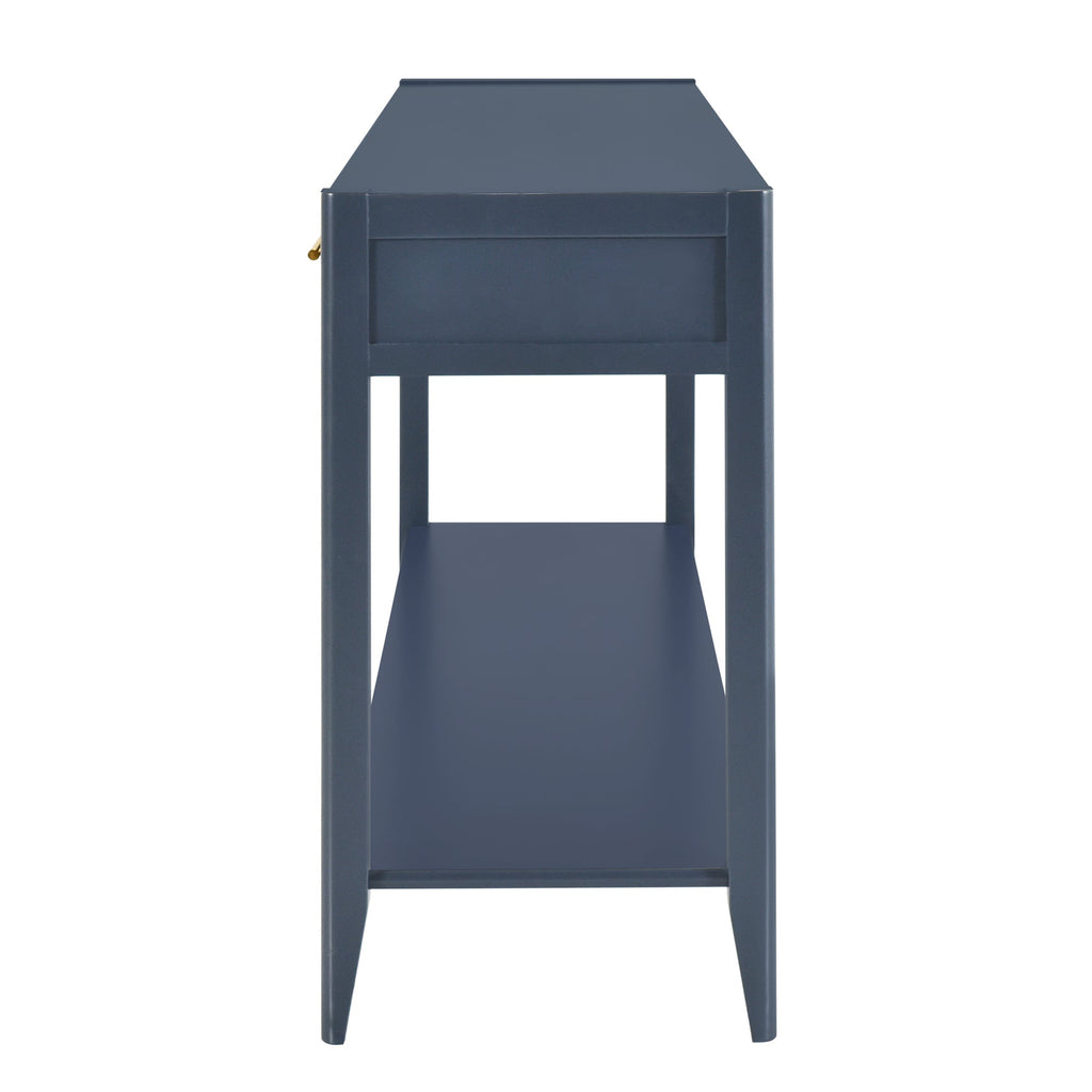 Fluted Drawer Contemporary Entryway Console Table