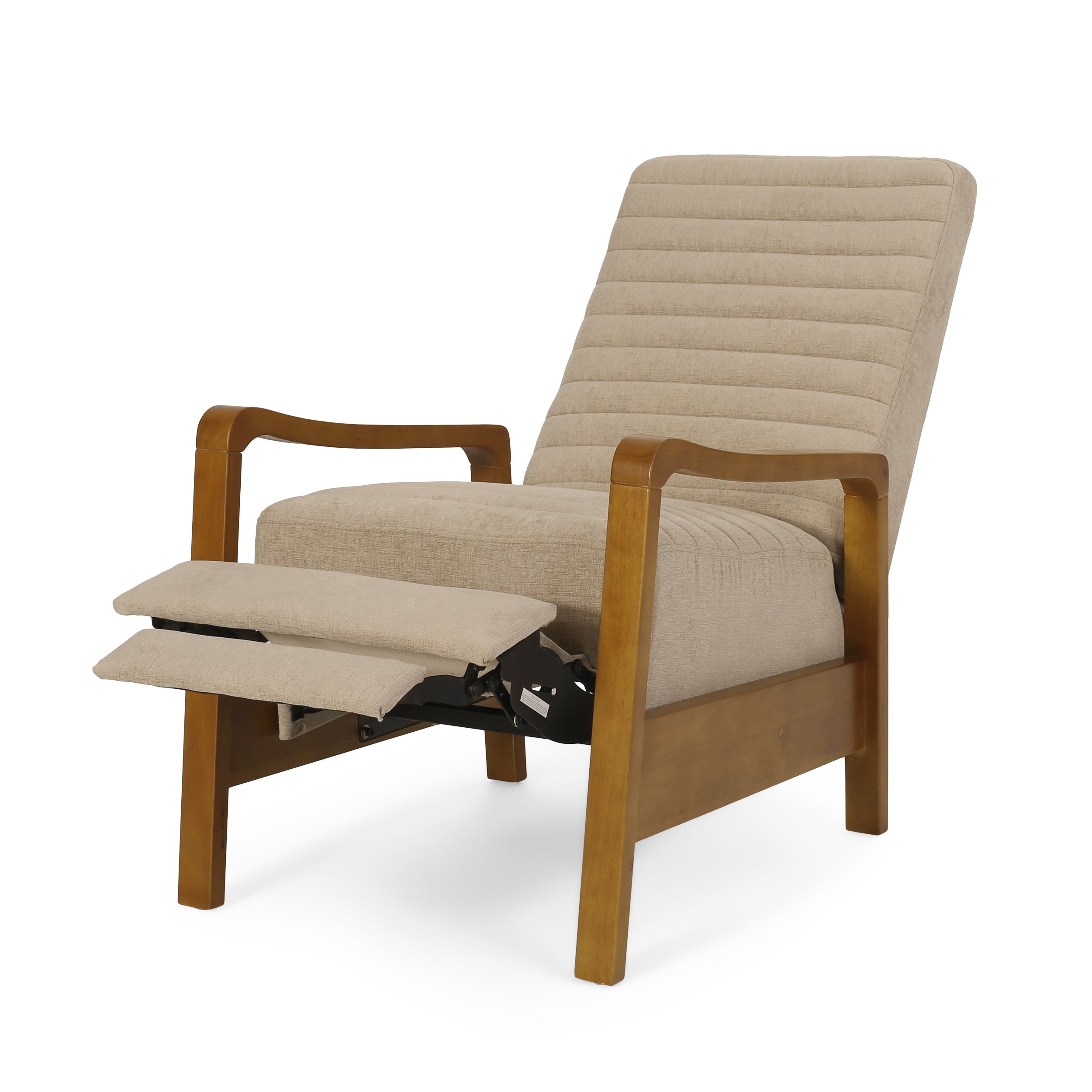 Mid-Century Modern Manual Club Recliner
