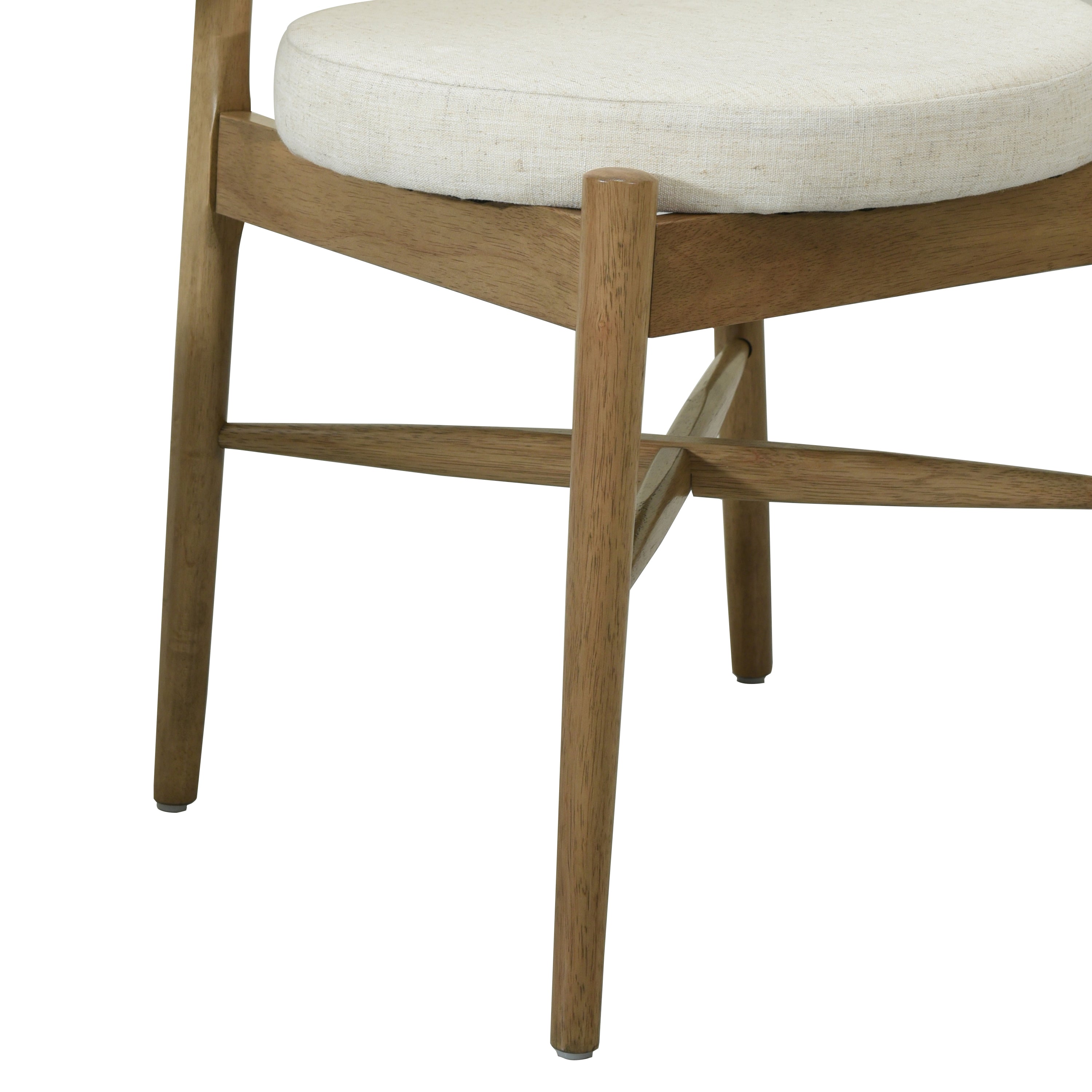 Harveston Mid Century Modern Boucle Upholstered Dining Chairs, Set of 2