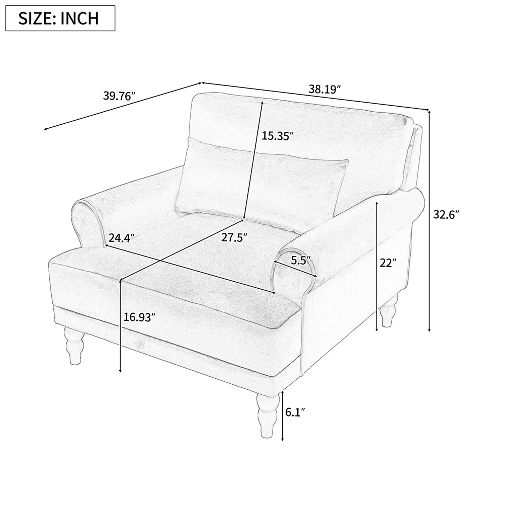Mirod Elegant Accent Chais