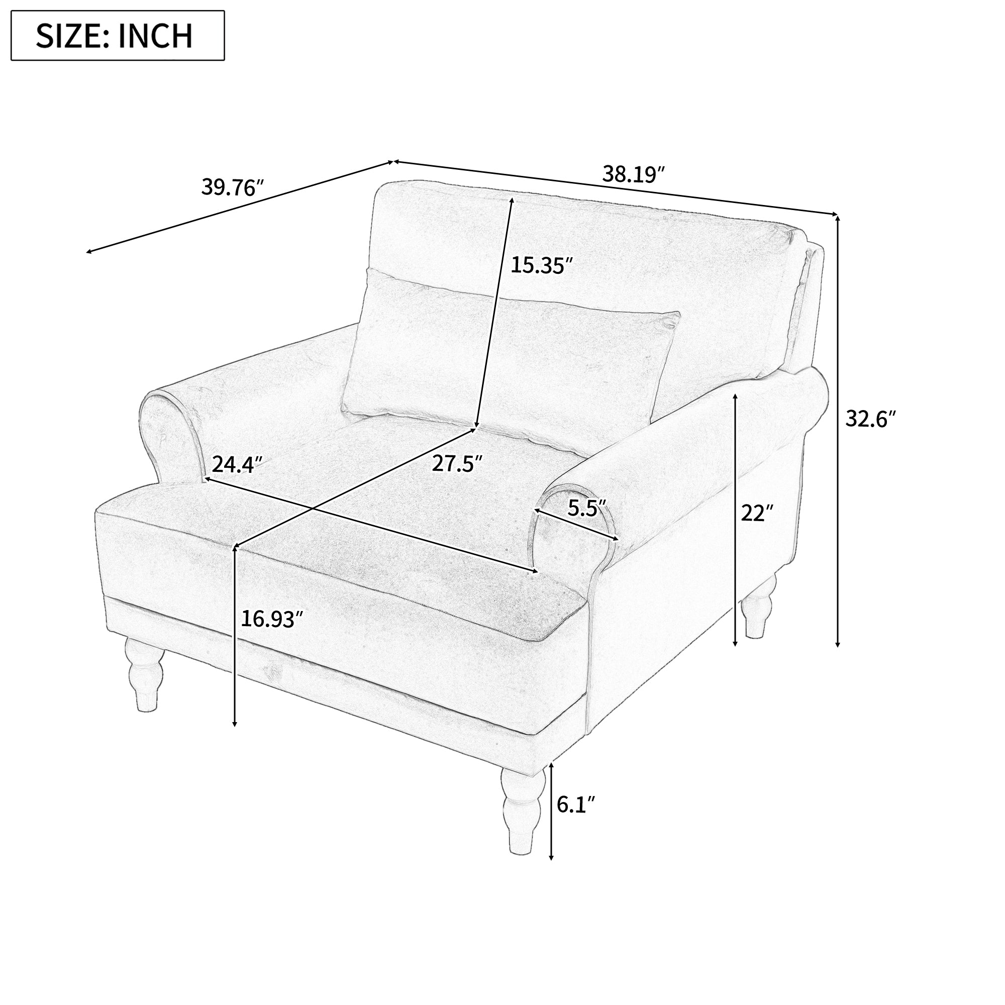 Mirod Elegant Accent Chais