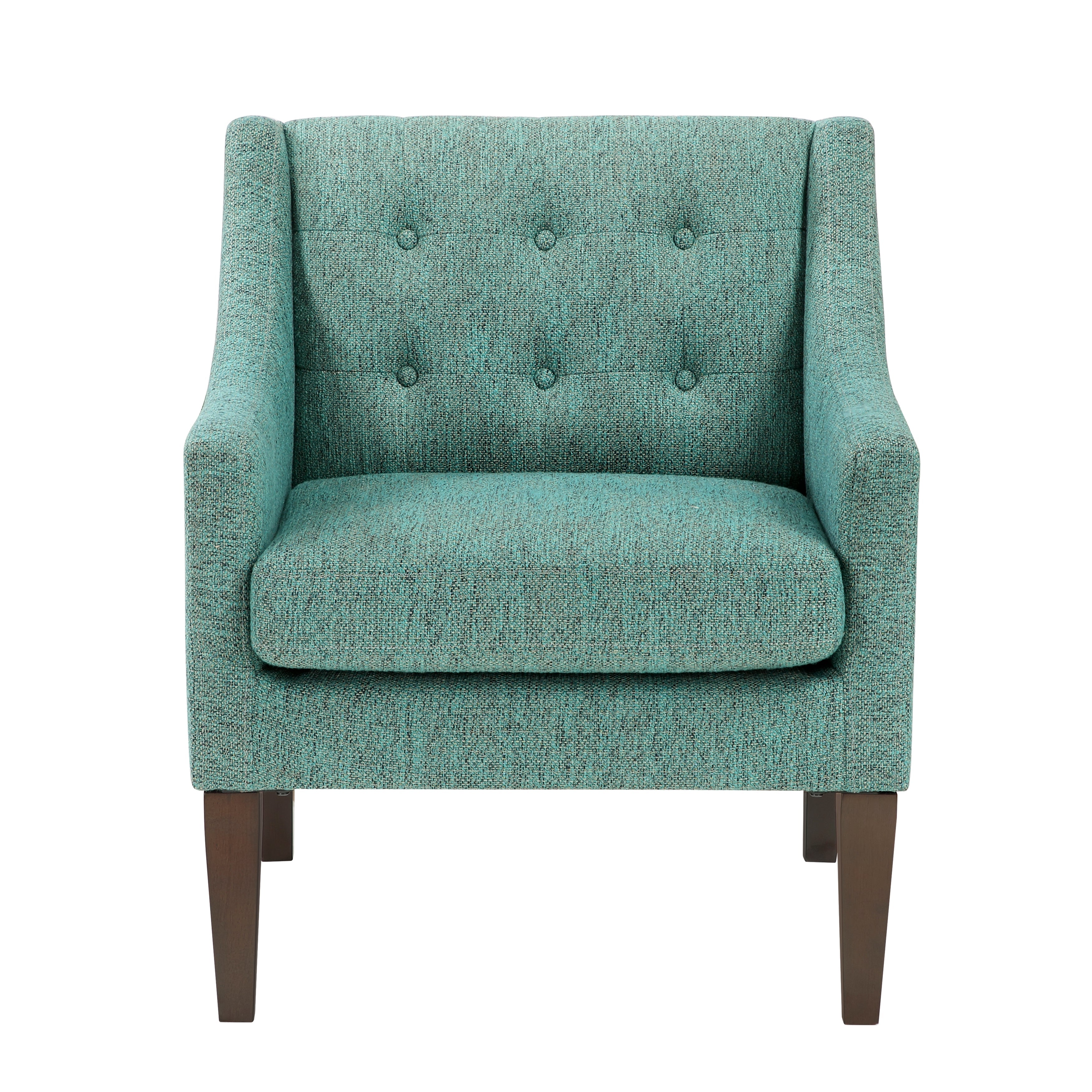 Contemporary Button Tufted Accent Chair