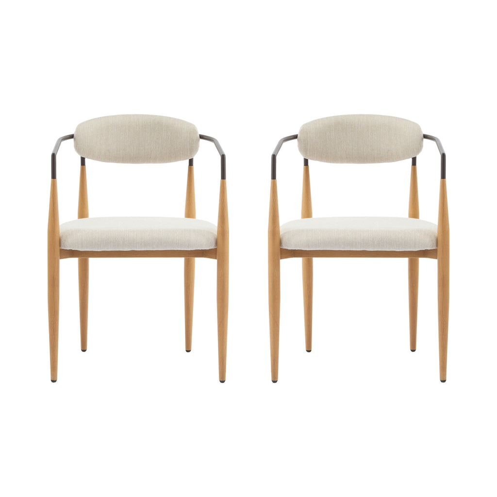 Fielding Mid-Century Modern Dining Chair, Set of 2