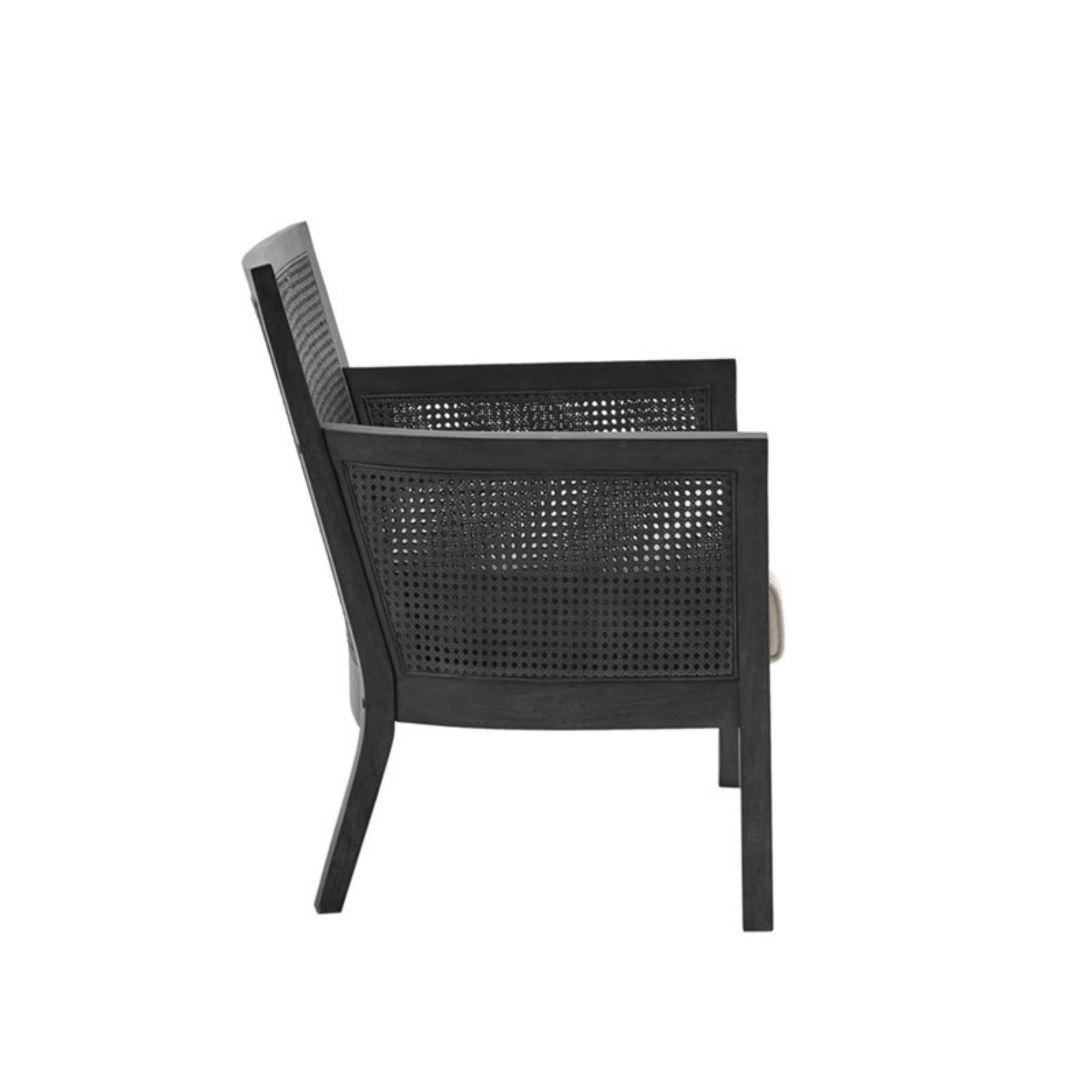 Diedra Cane Accent Arm Chair