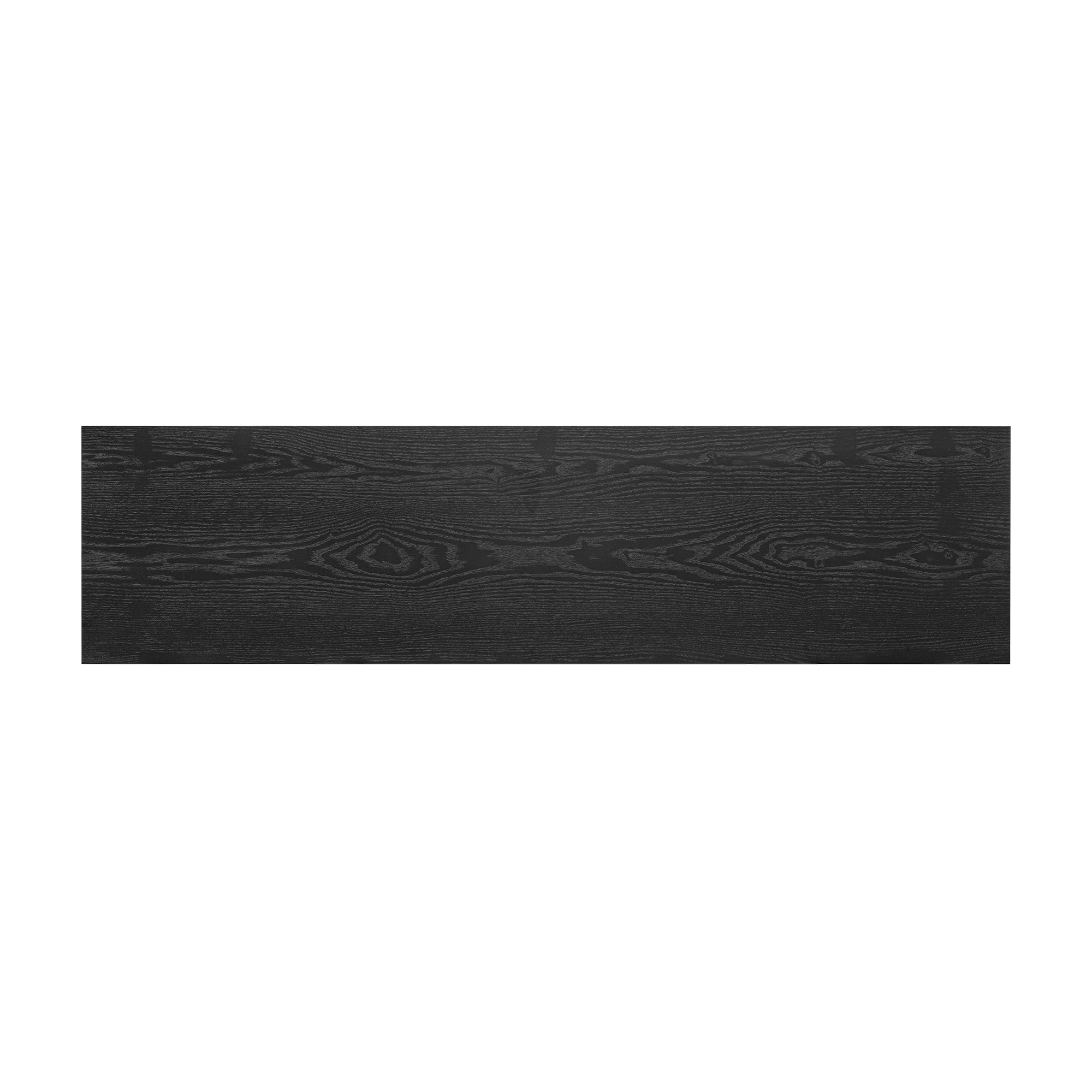 Modern Farmhouse Waterfall Console Table with 2 Concealed Drawers