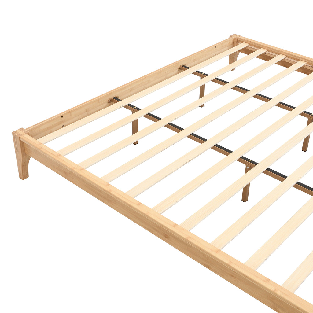 Bamboo Wood Platform Bed Frame