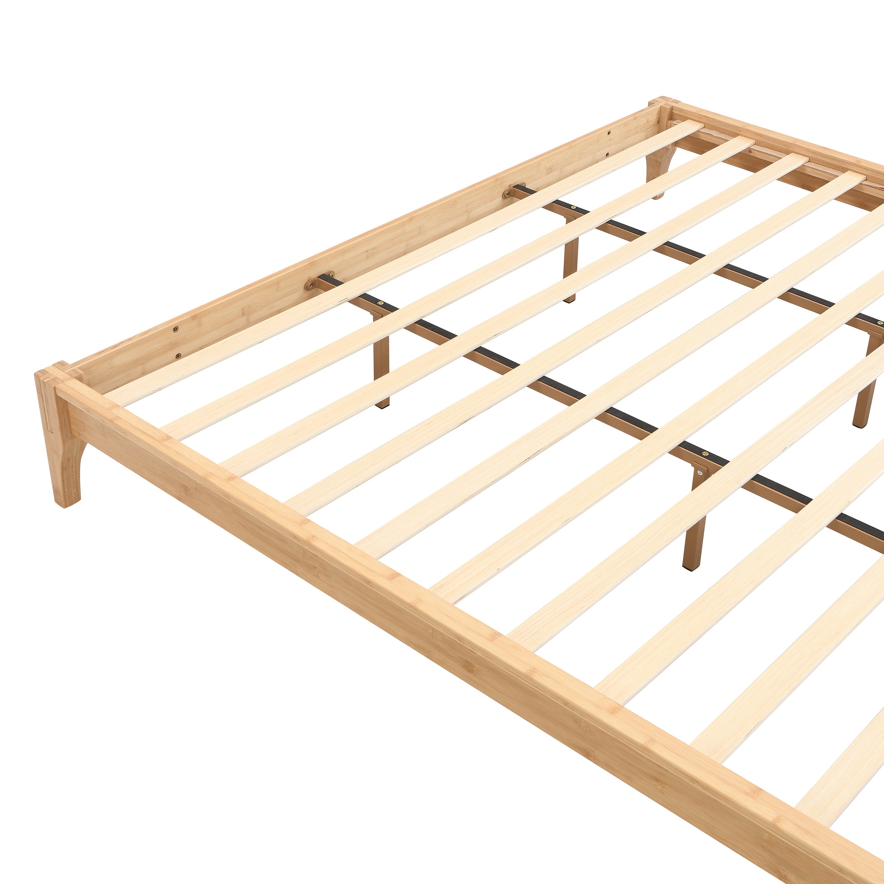 Bamboo Wood Platform Bed Frame