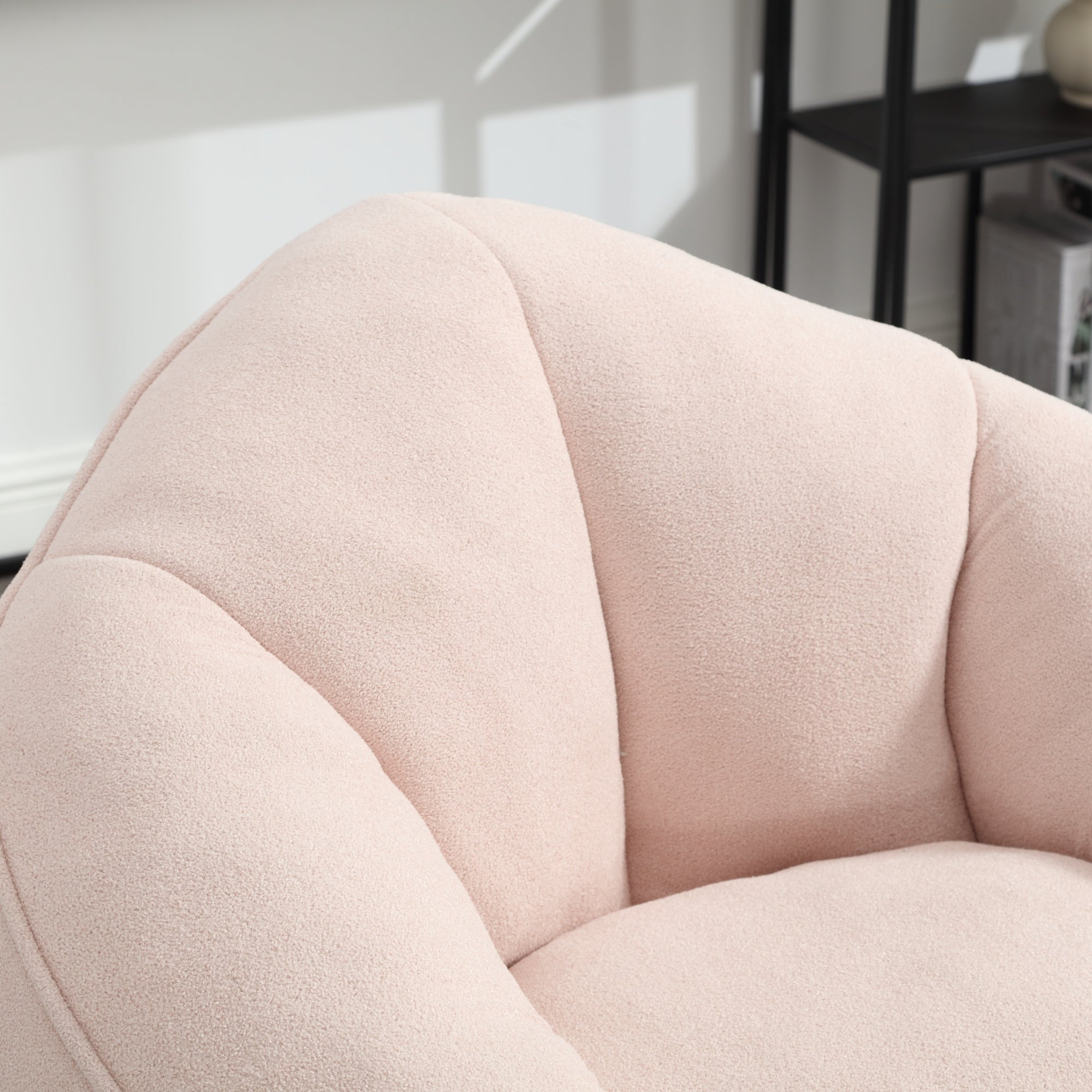 Bean Bag Sofa Chair with High-Pressure Foam and Footrest