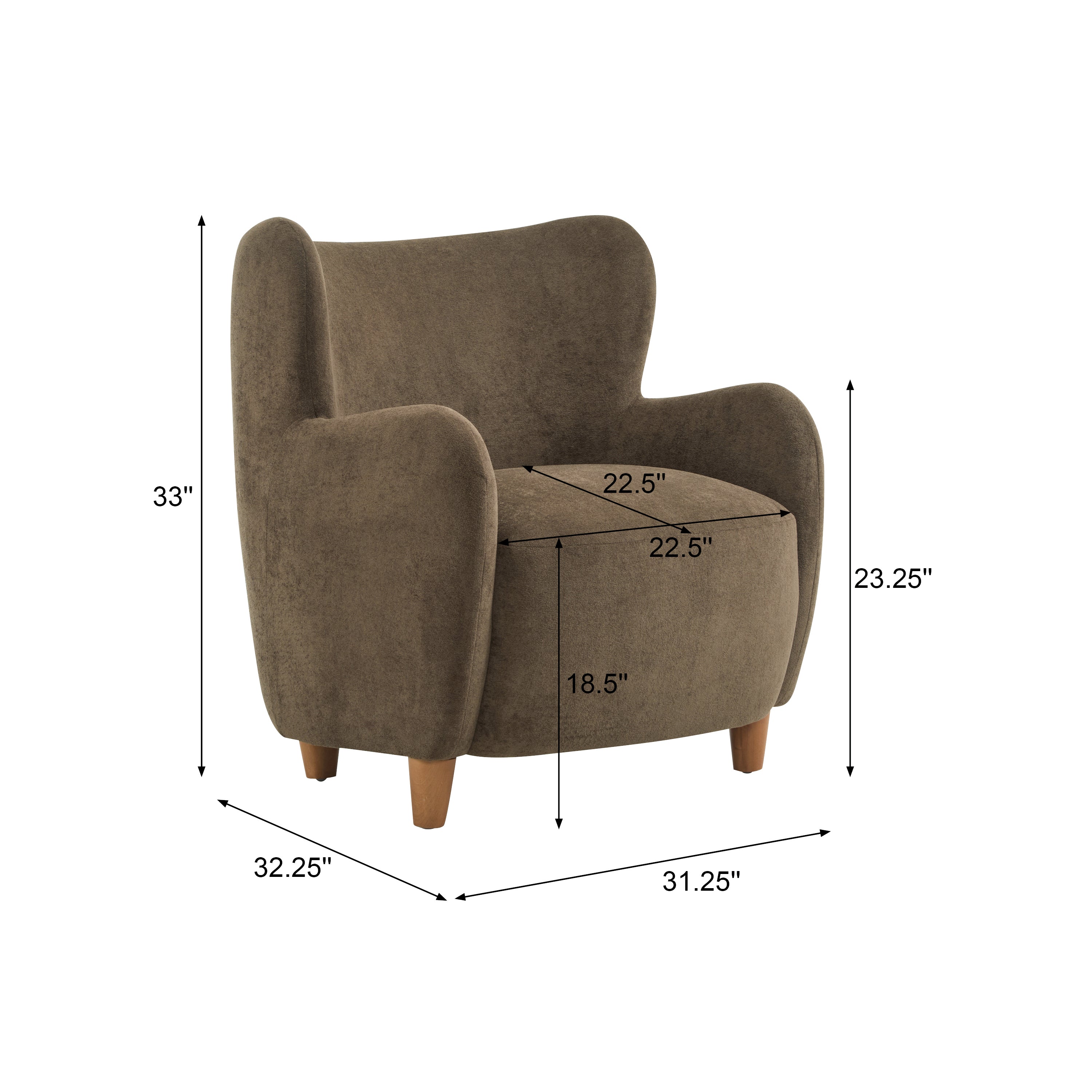 Lucia Wingback Armchair
