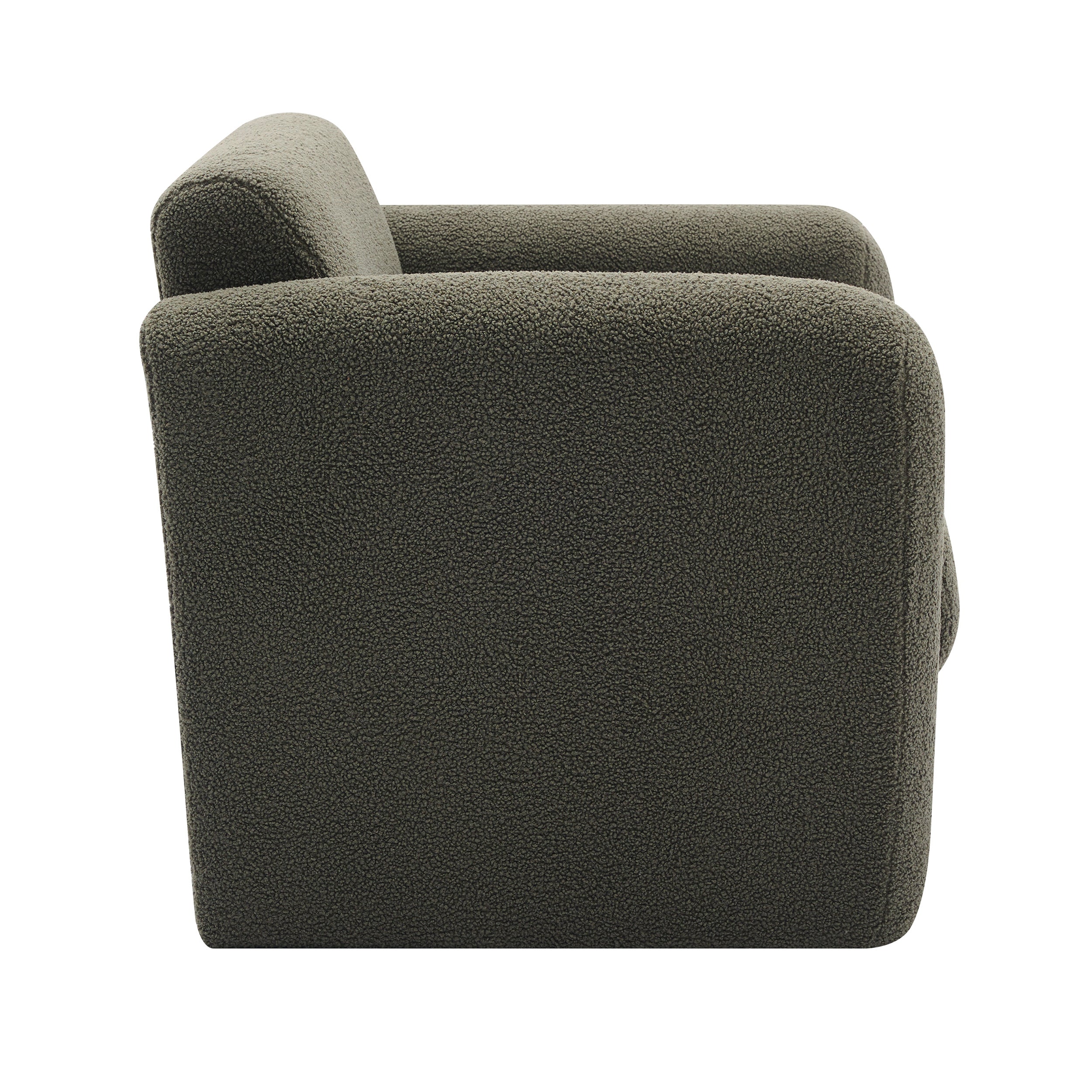 Marlowe Modern Sherpa Upholstered Comfy Reading Accent Chair