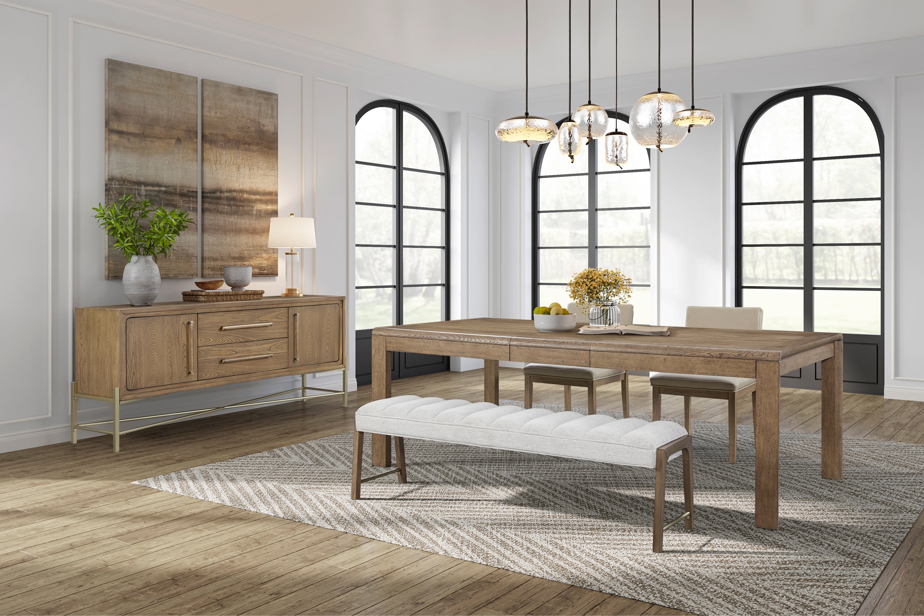 Rosewick Extendable Dining Table with Removable Leaf