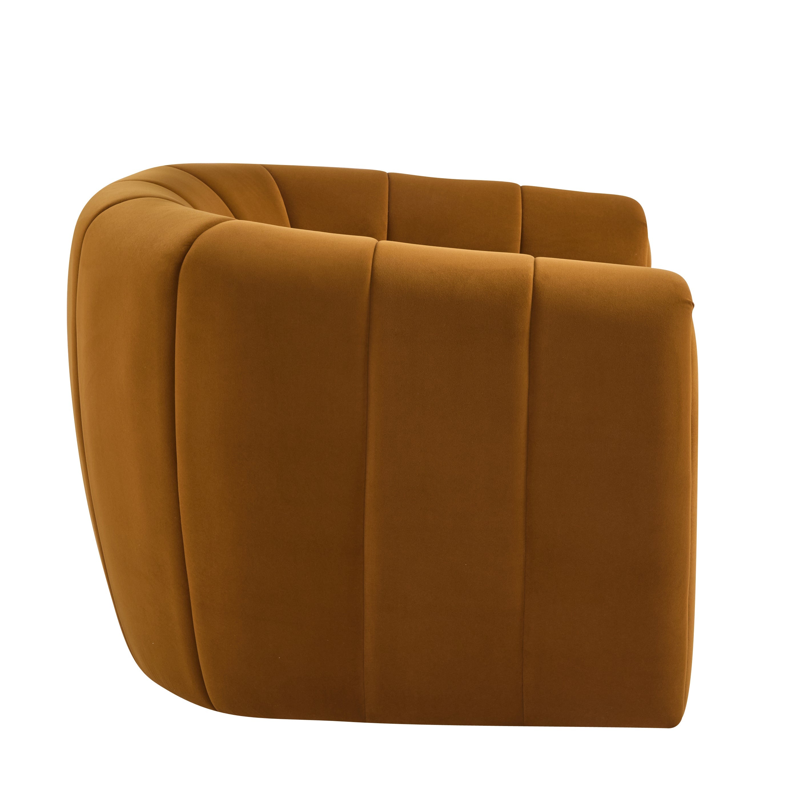 Modern Swivel Club Chair with Premium Velvet