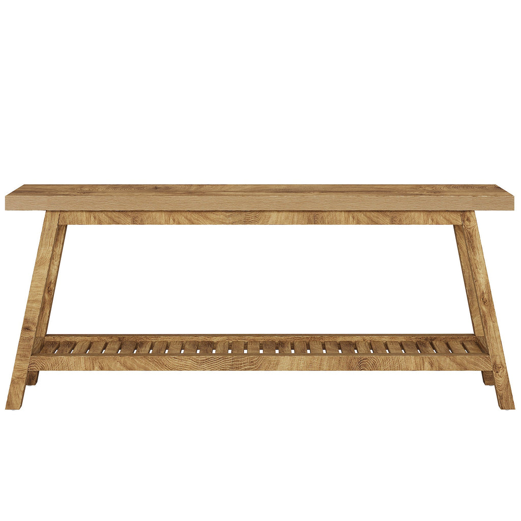 Marleton Solid Wood Modern Farmhouse Console Table