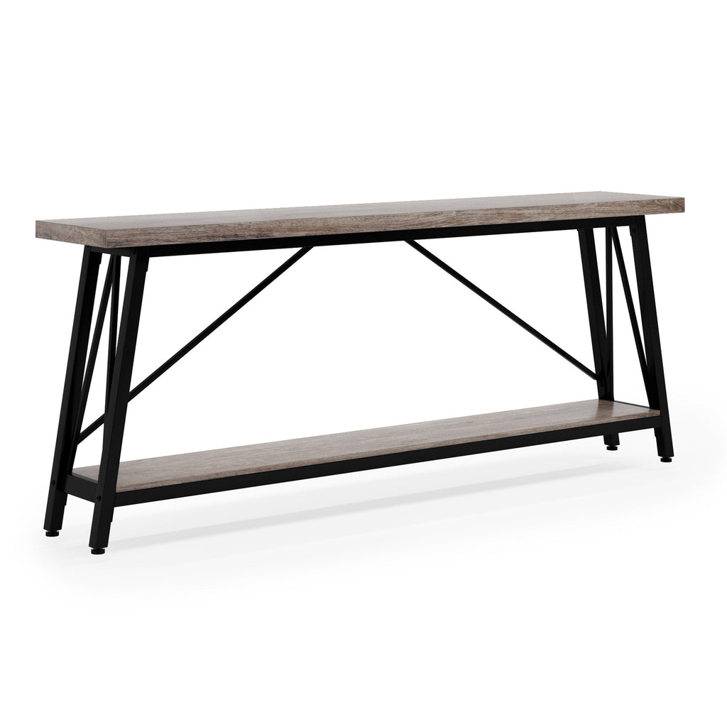 Millstone Industrial Sofa Table