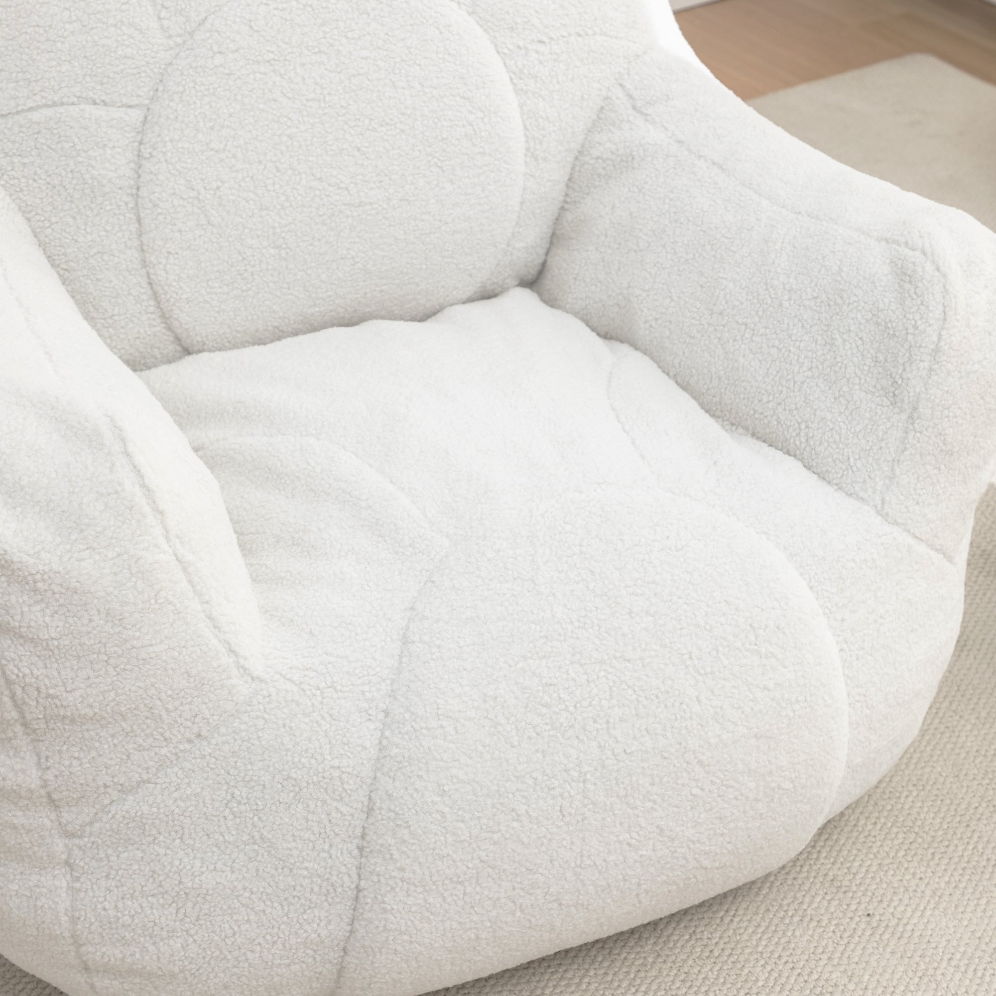 Tufted Memory Foam Bean Bag Chair