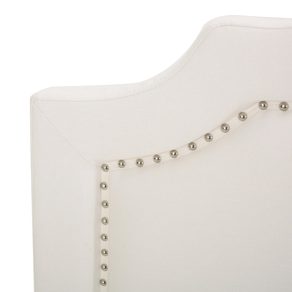 Nailhead Trim Upholstered Headboard