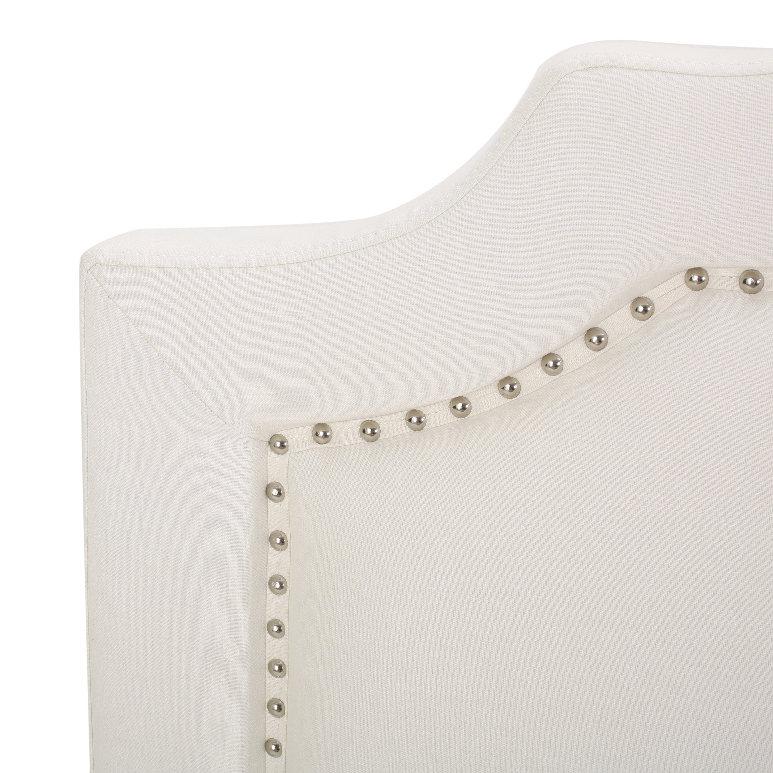 Nailhead Trim Upholstered Headboard