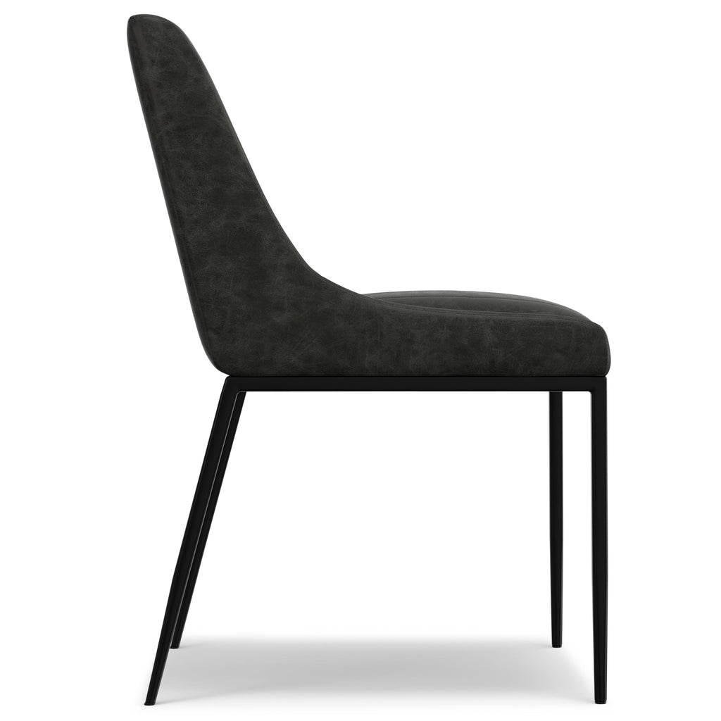 Melody Faux Leather Dining Chair, Set of 2