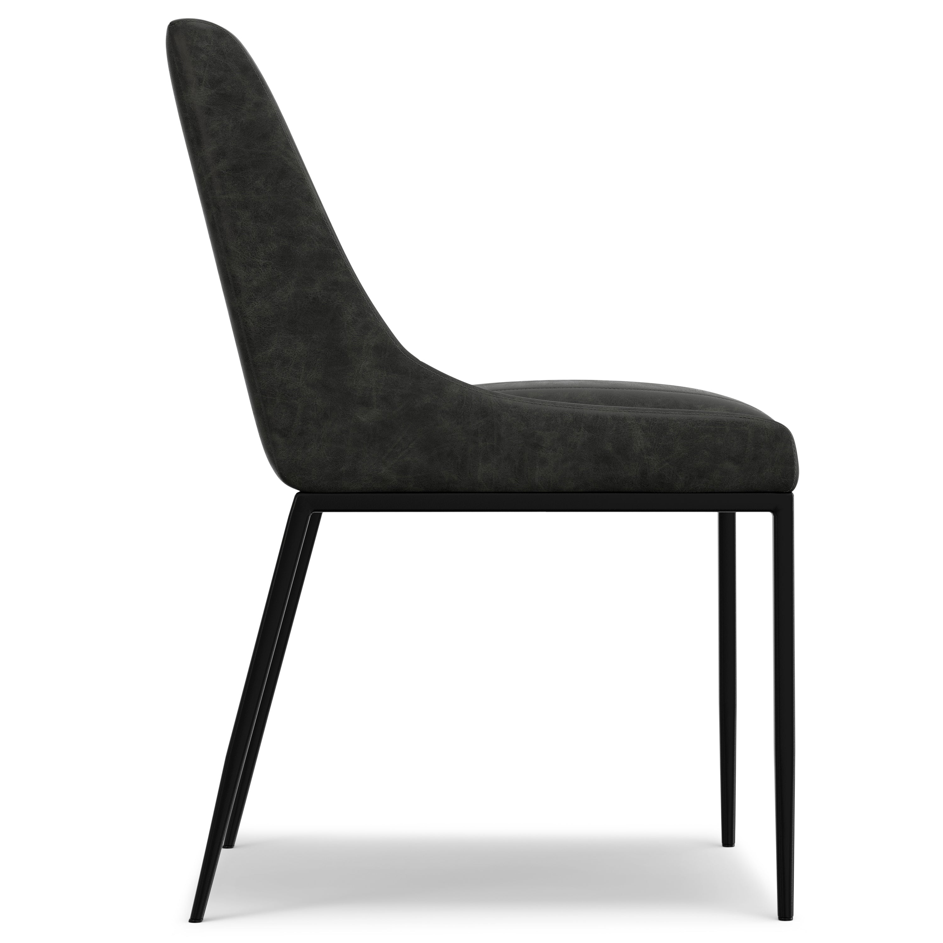 Melody Faux Leather Dining Chair, Set of 2