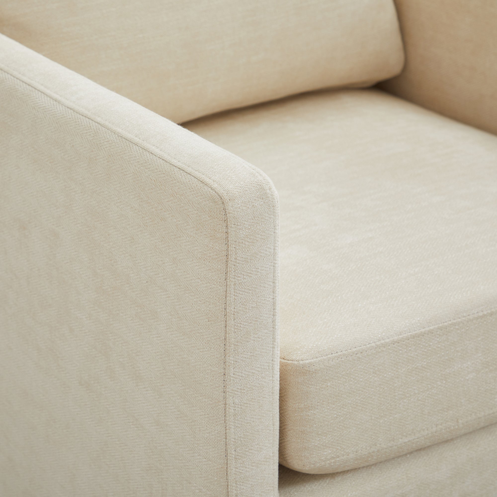 Modern Square Upholstered Swivel Accent Chair