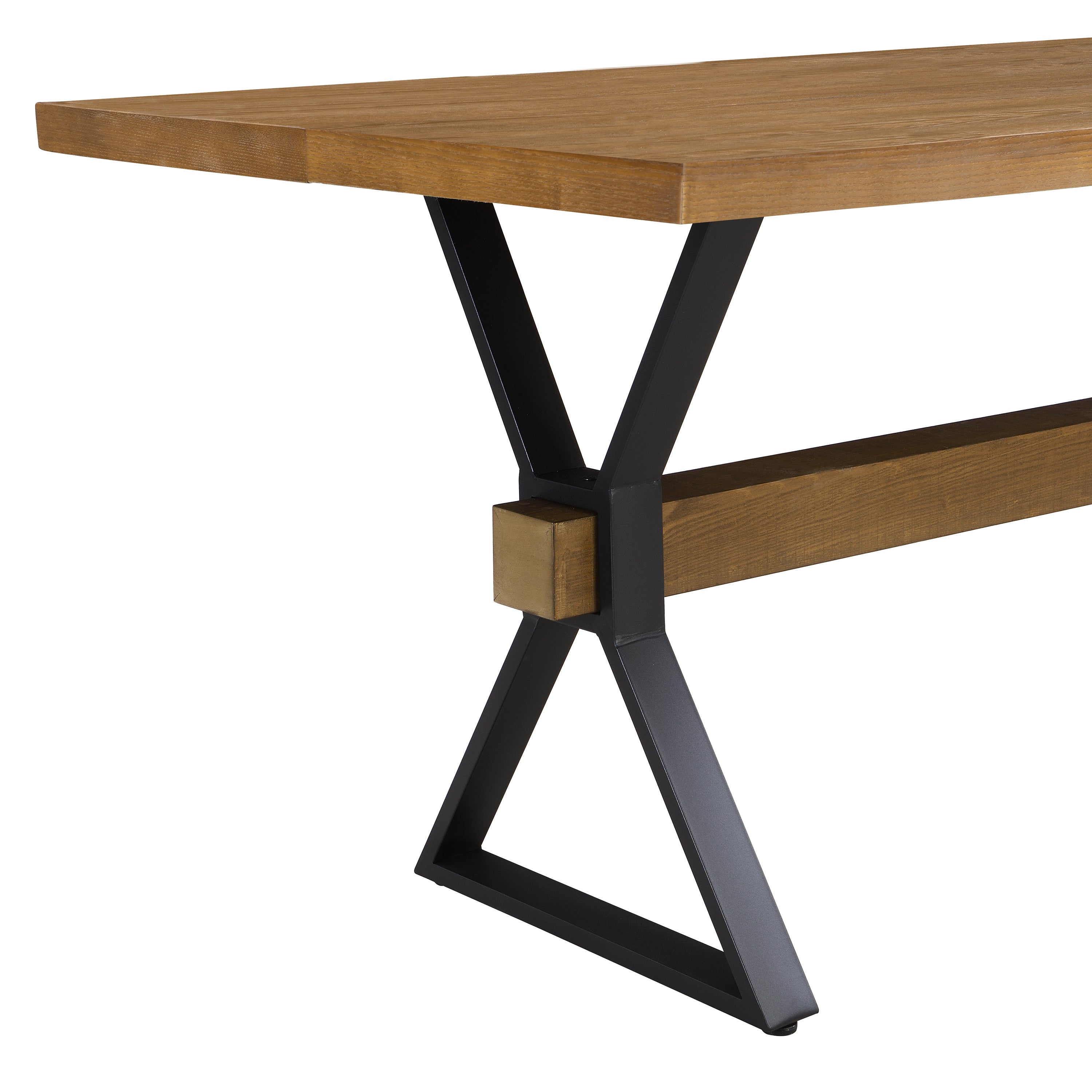 Hartsdale Farmhouse X-Shaped Dining Table