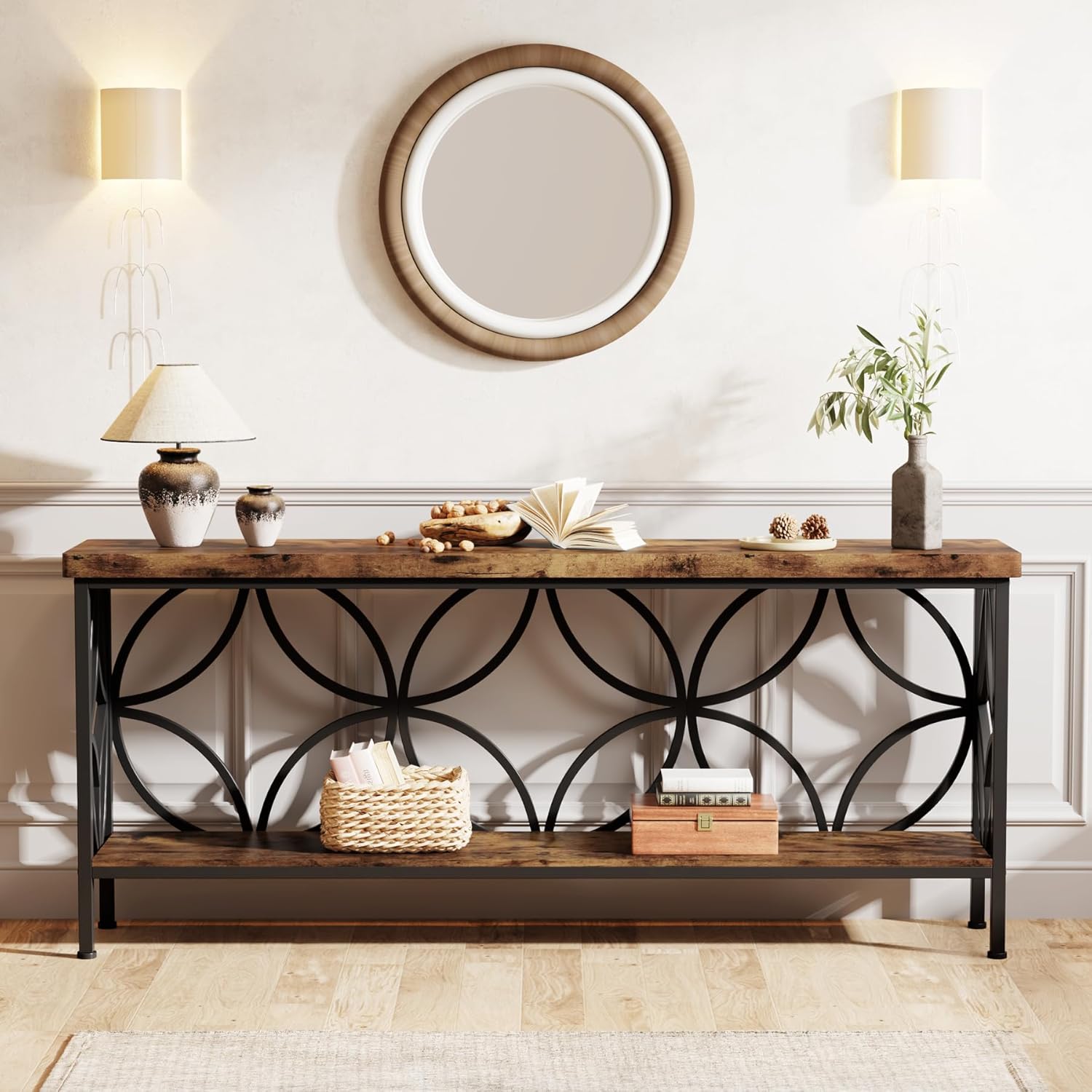Stonebridge Industrial Console Table