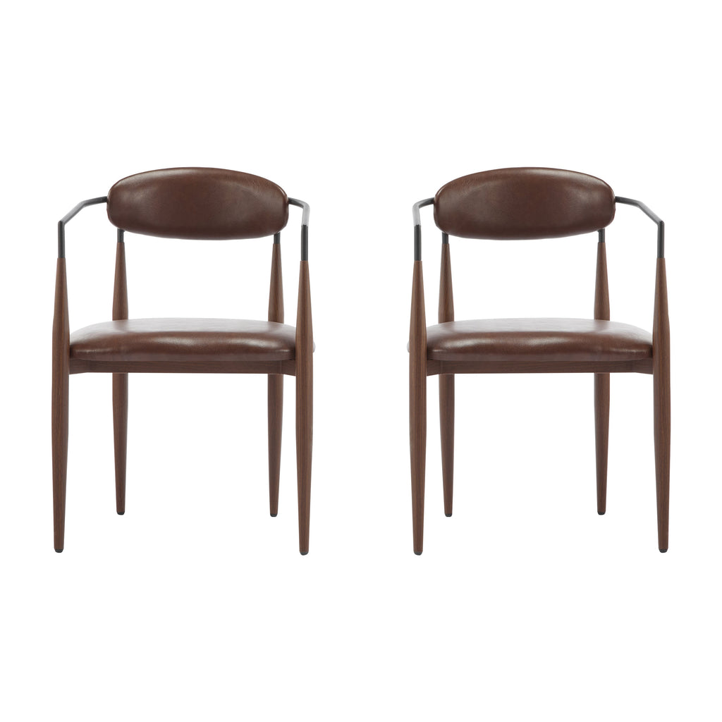 Fielding Mid-Century Modern Dining Chair, Set of 2