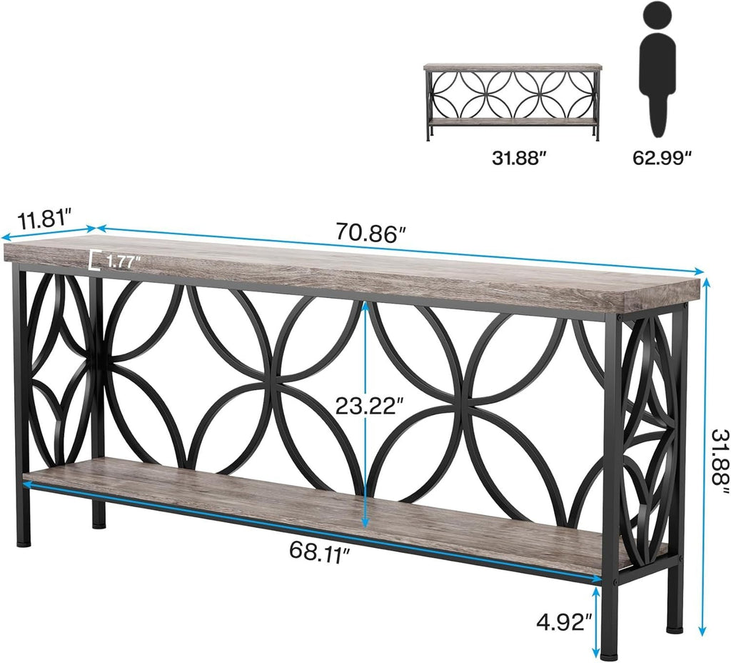 Stonebridge Industrial Console Table