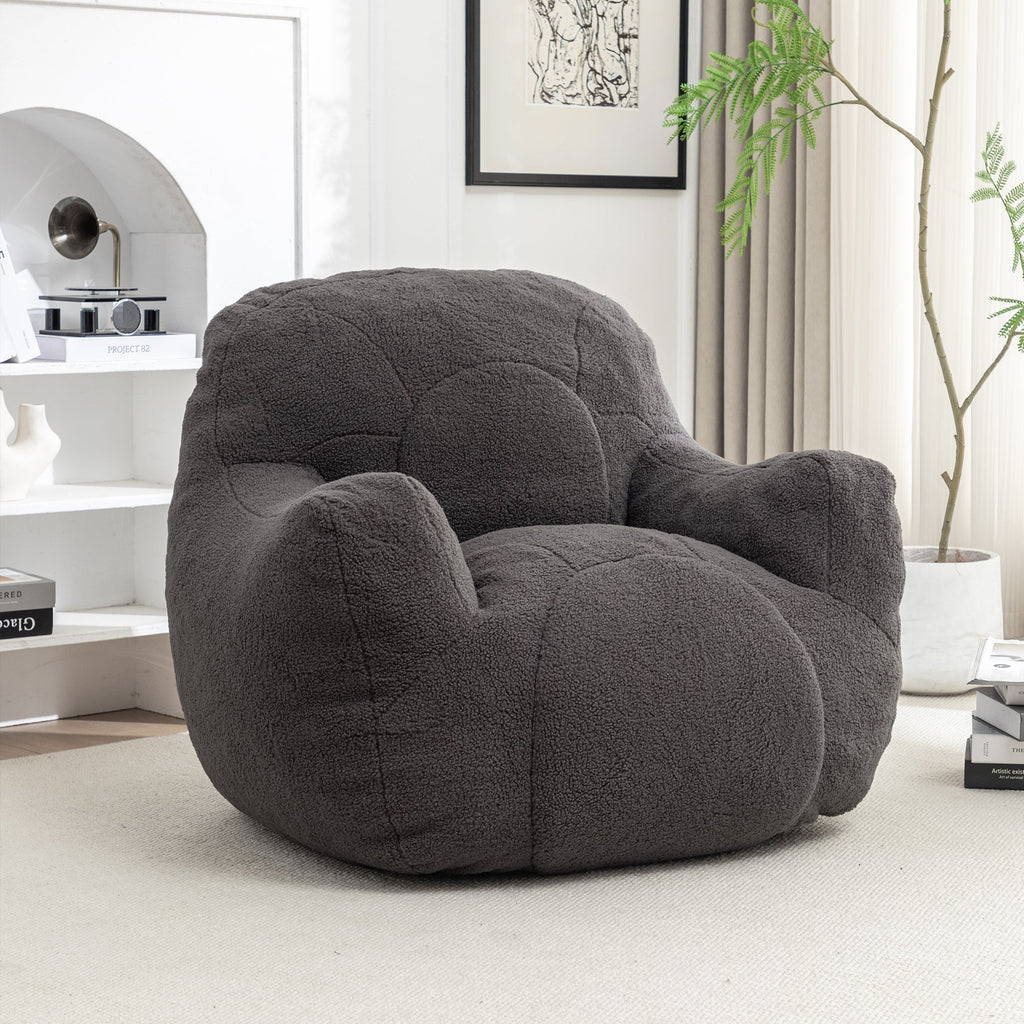 Tufted Memory Foam Bean Bag Chair