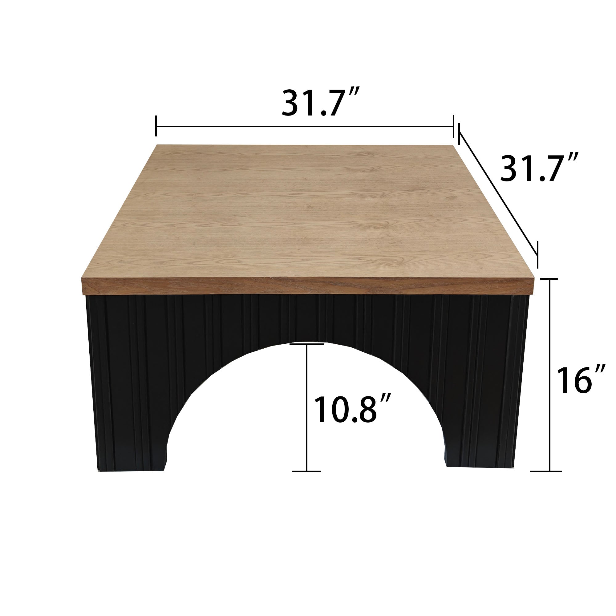 Rustic Square Coffee Table