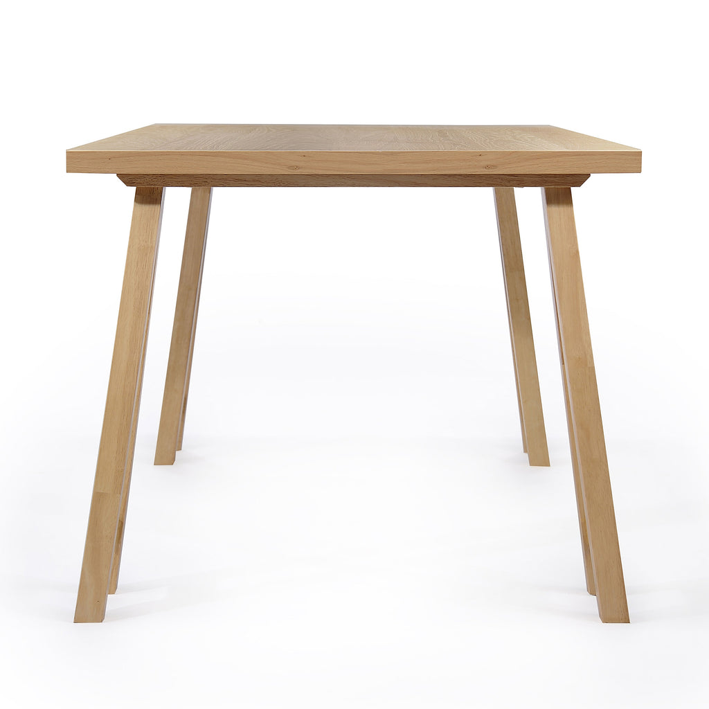 Solid Wood Sawhorse Dining Table