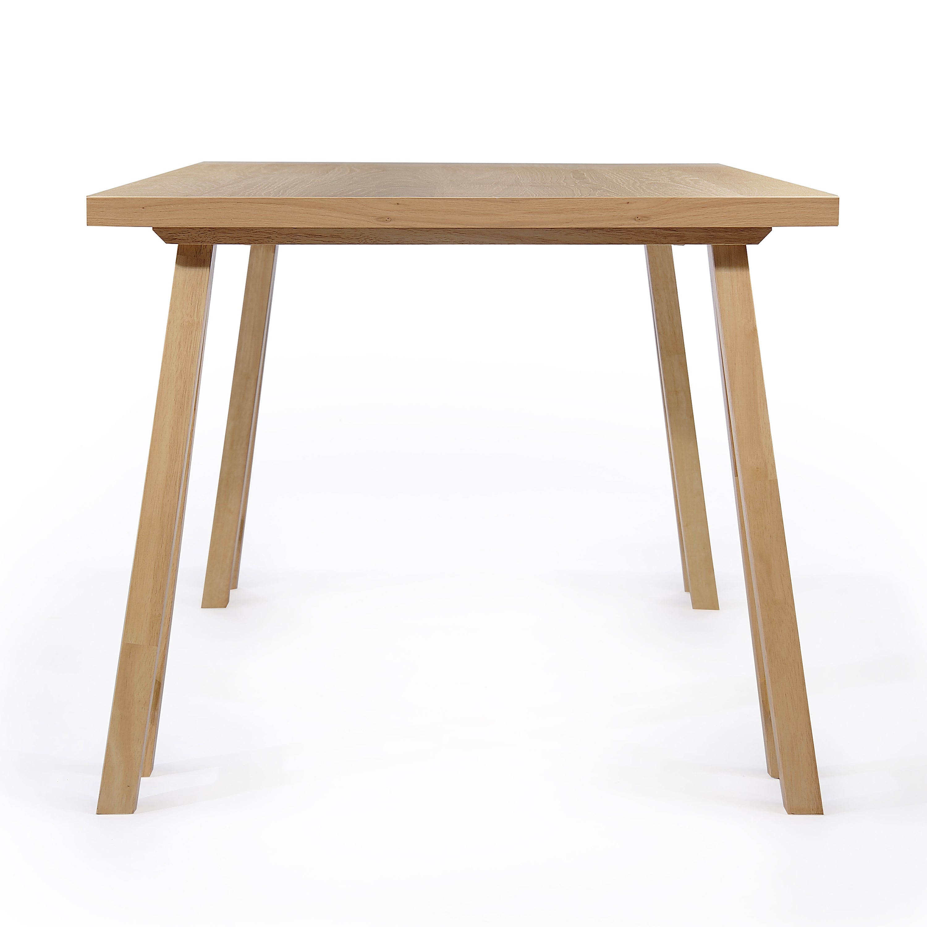 Solid Wood Sawhorse Dining Table