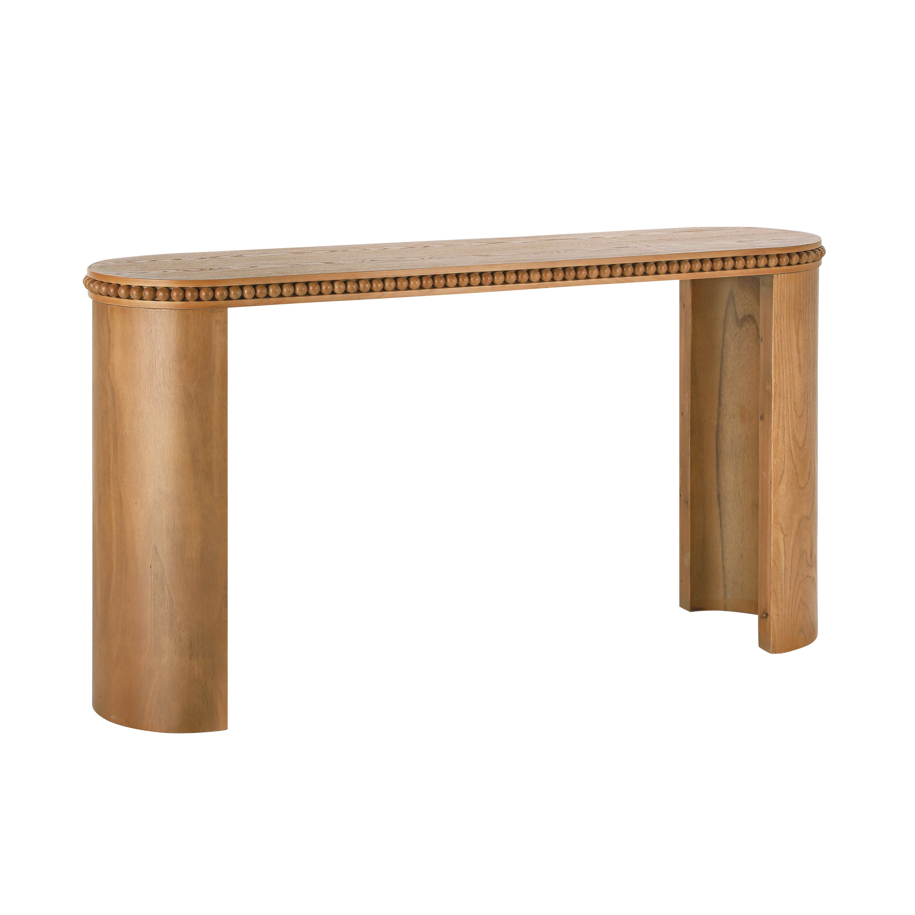 Beaded Trim Console Table