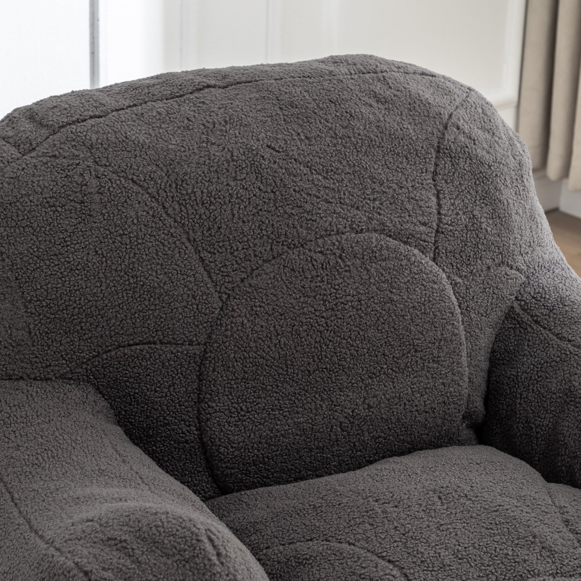 Tufted Memory Foam Bean Bag Chair