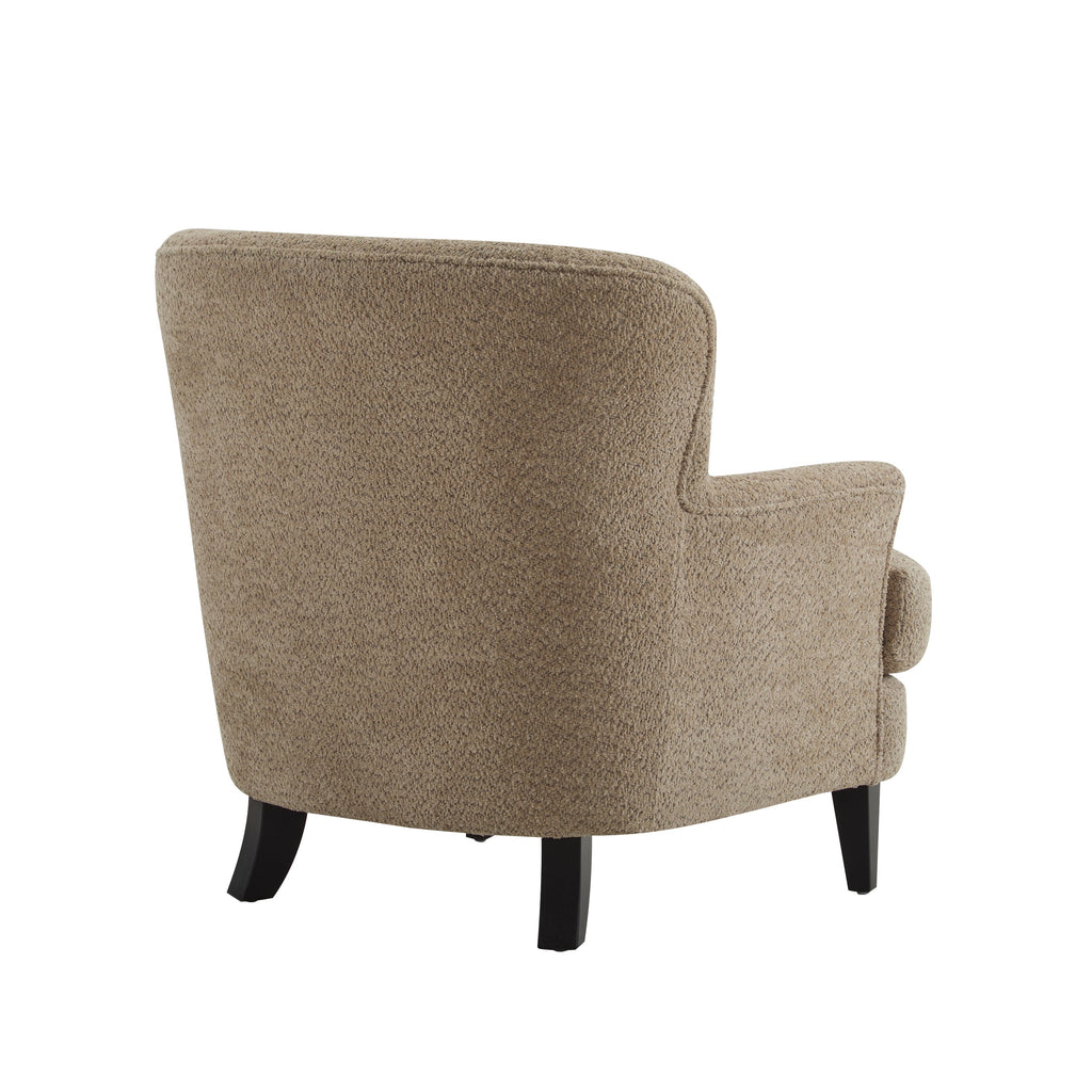 Gerald Boucle Upholstered Club Chair and Ottoman Set