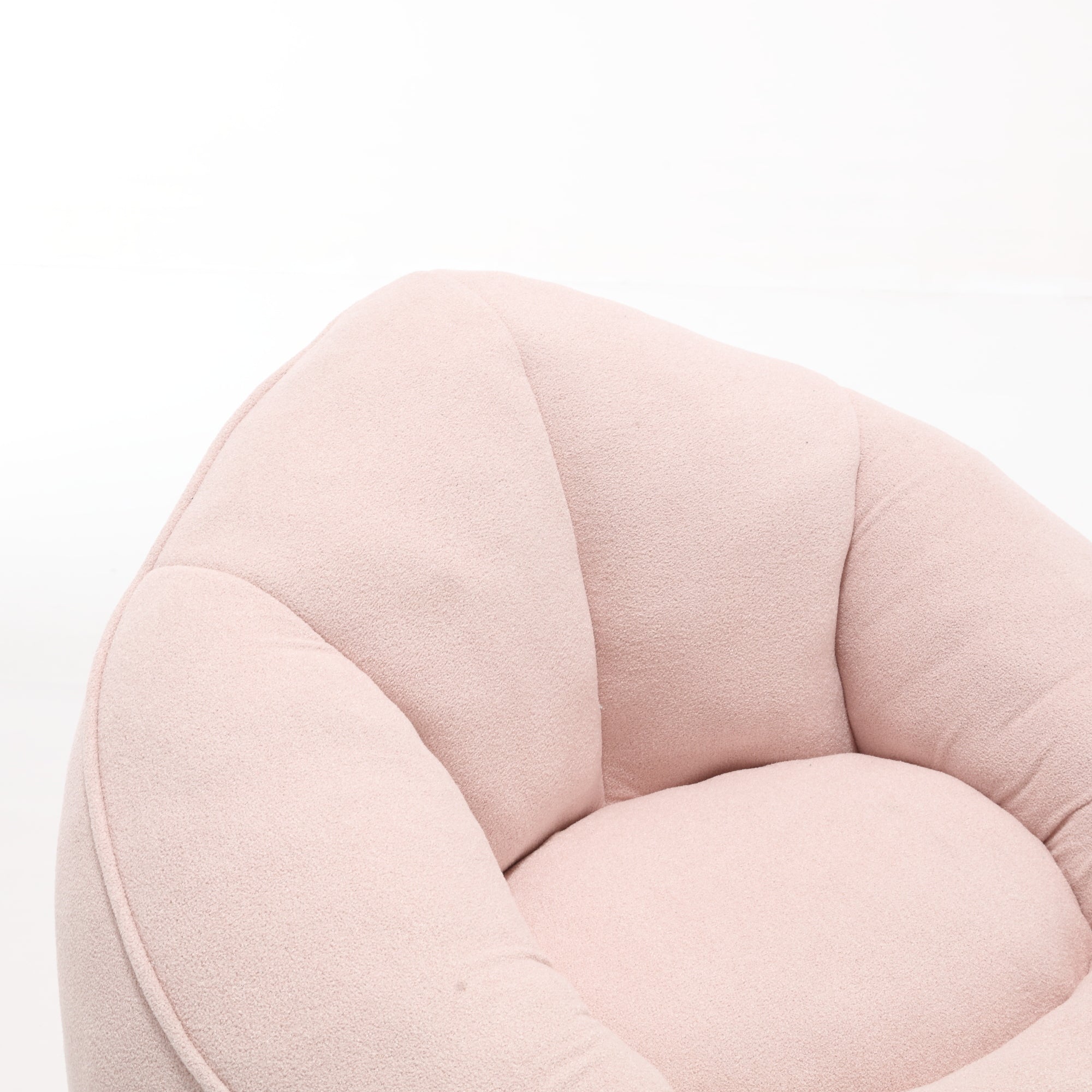 Bean Bag Sofa Chair with High-Pressure Foam and Footrest