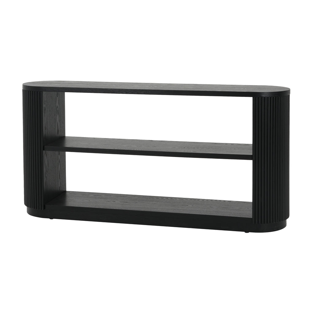 Modern Entryway Console Table with Open Shelf