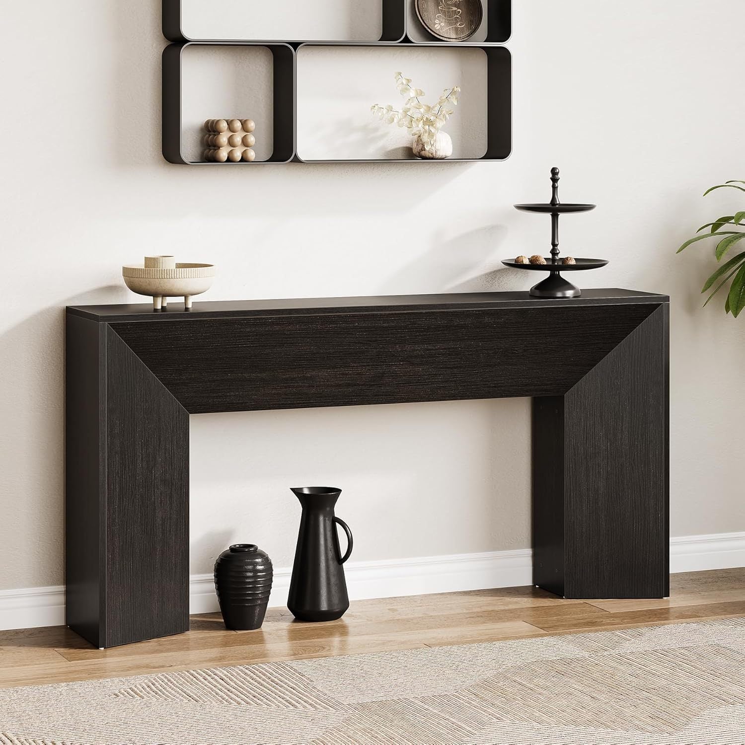 Alderwood Modern Farmhouse  Entryway Console Table
