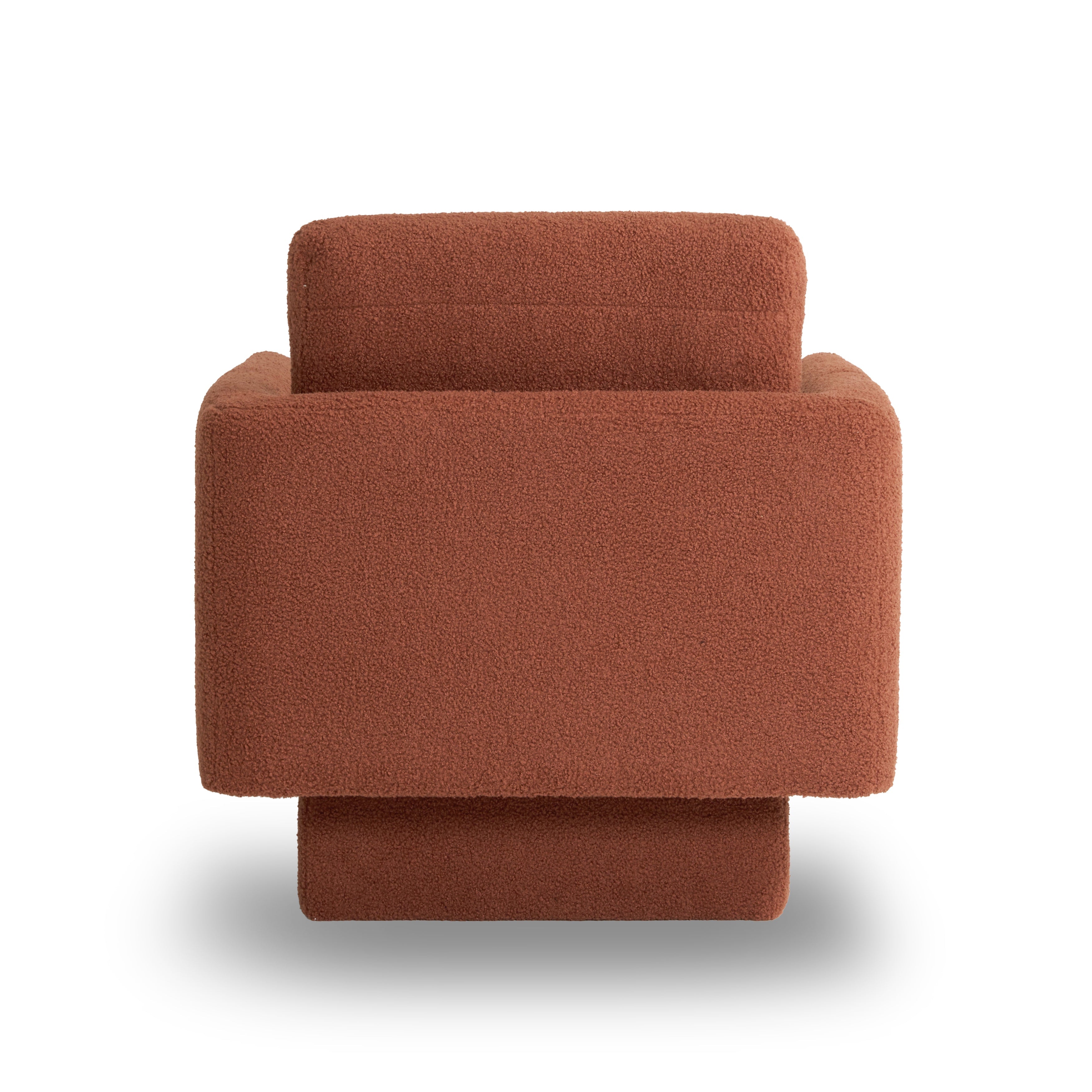 Hartswell Teddy Sherpa Modern Swivel Accent Chair