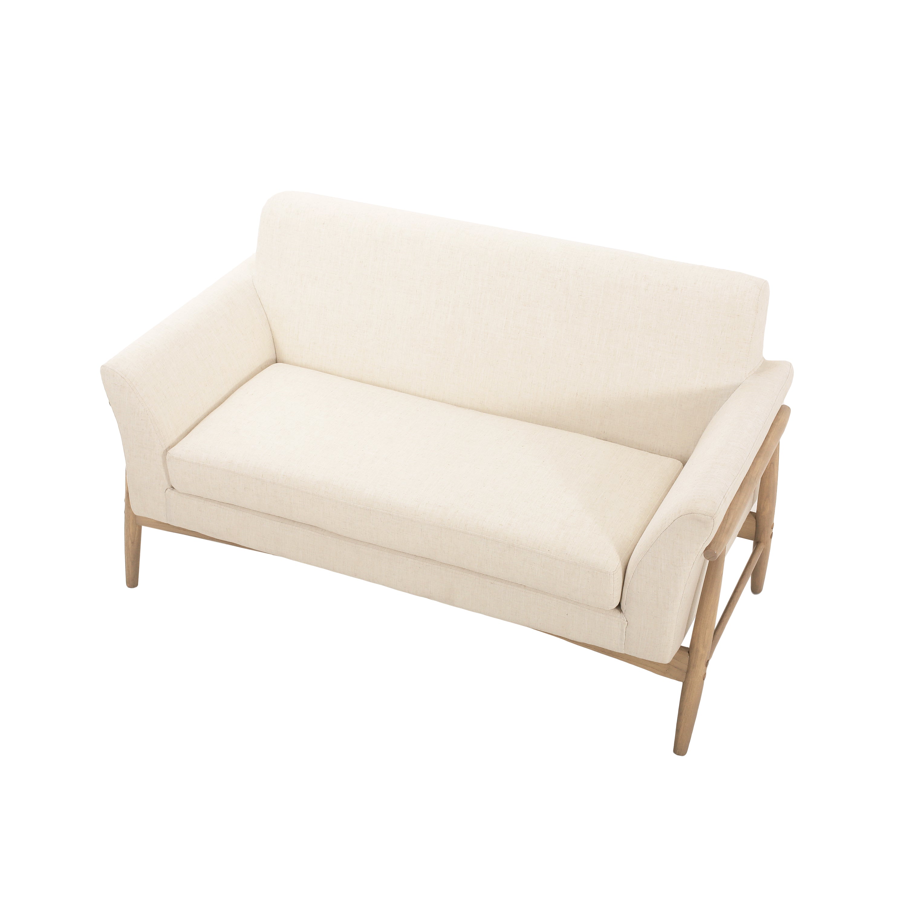 Haverhill Boucle Flared Arms Loveseat