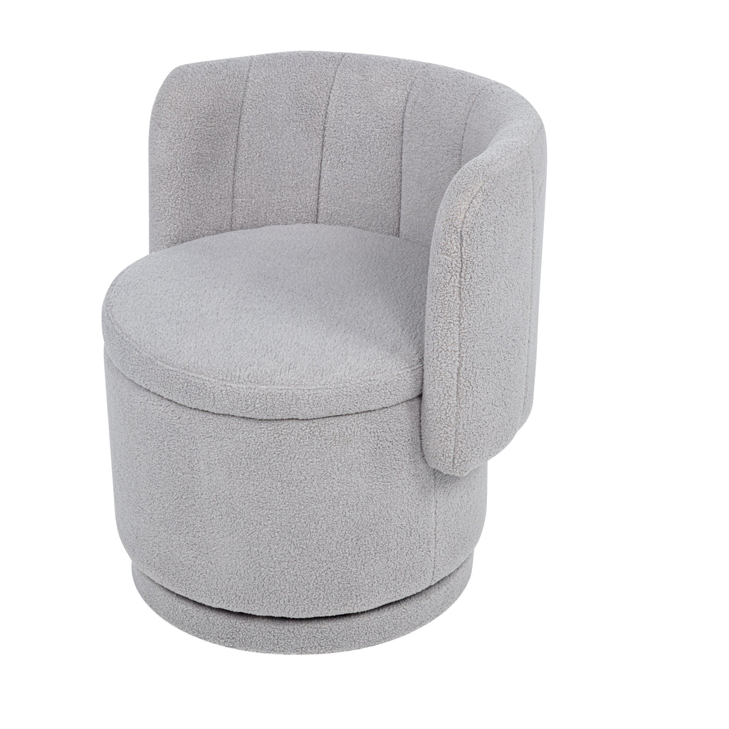 360 Degree Swivel Back Sofa Chair With Storage Space