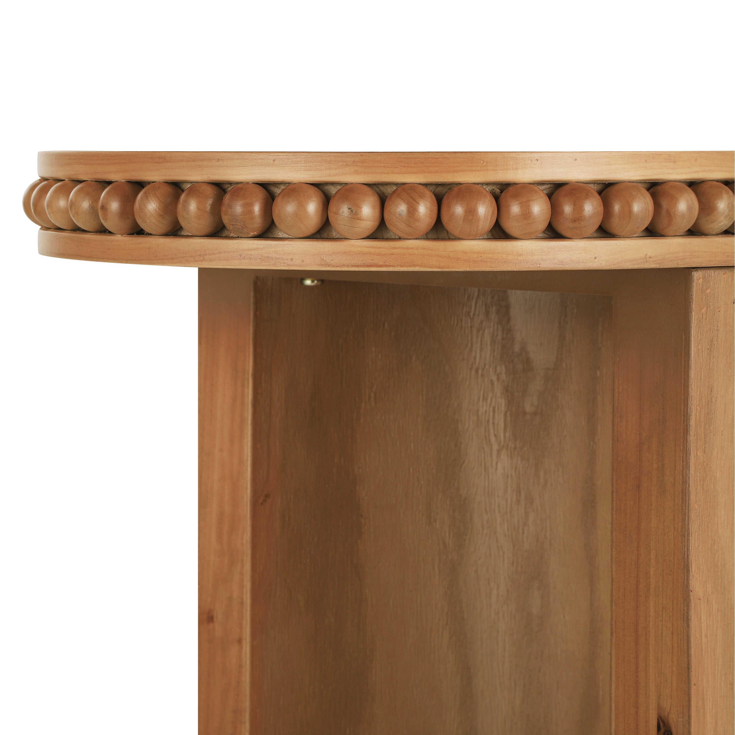 Beaded Trim Console Table