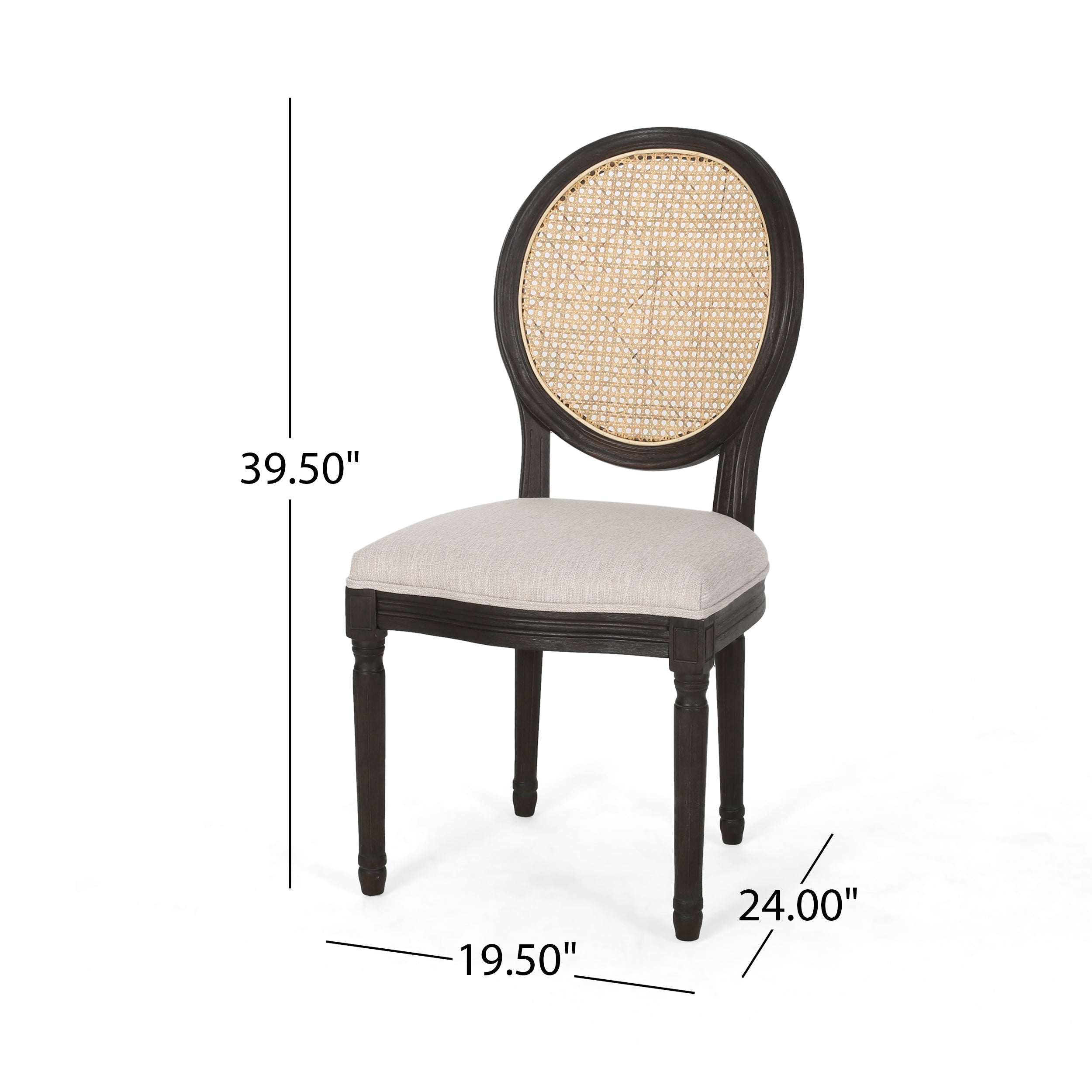 Cane Back French Country Dining Chair