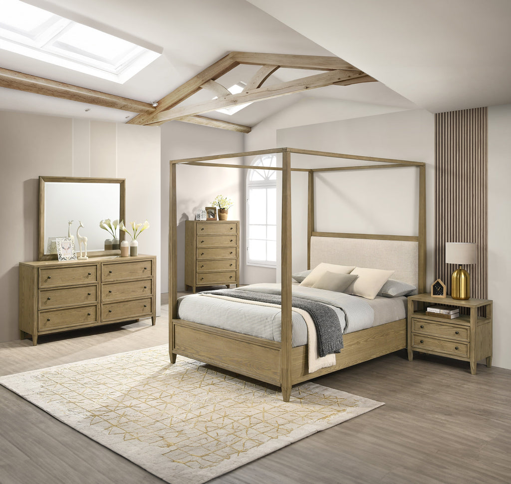 Rustic Charm Canopy Bed