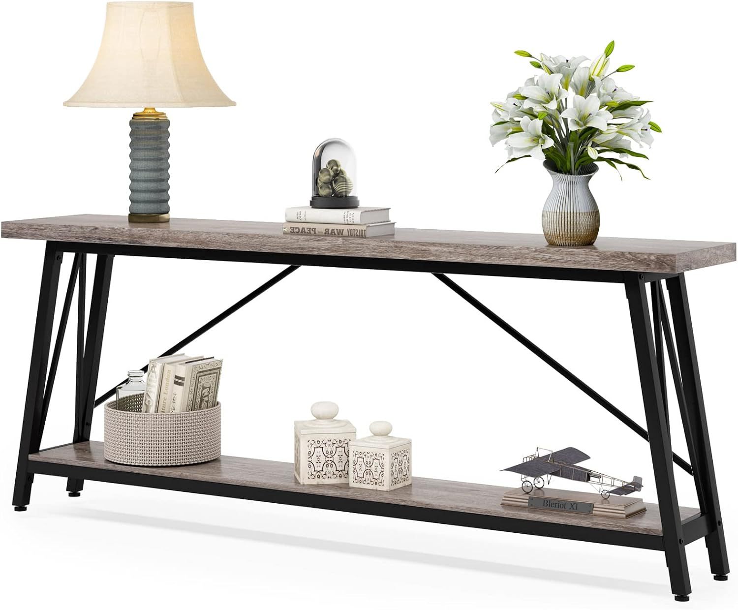 Millstone Industrial Sofa Table