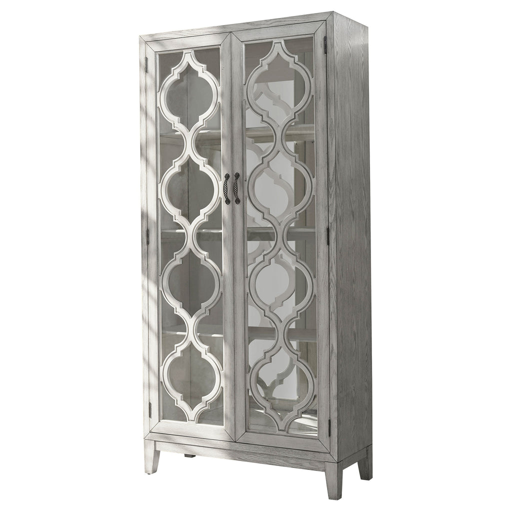 Leslie Antique White 2-door Cabinet