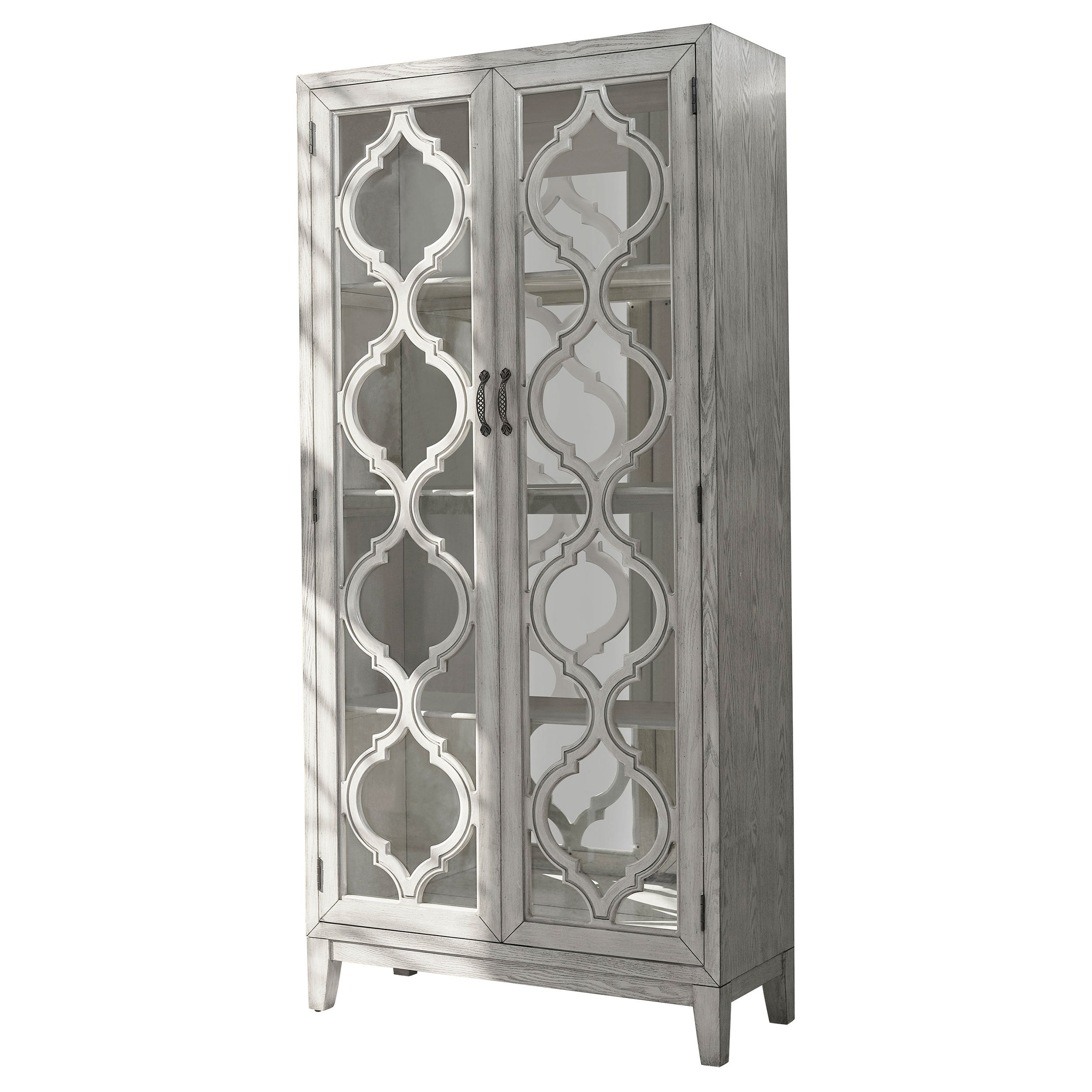 Leslie Antique White 2-door Cabinet