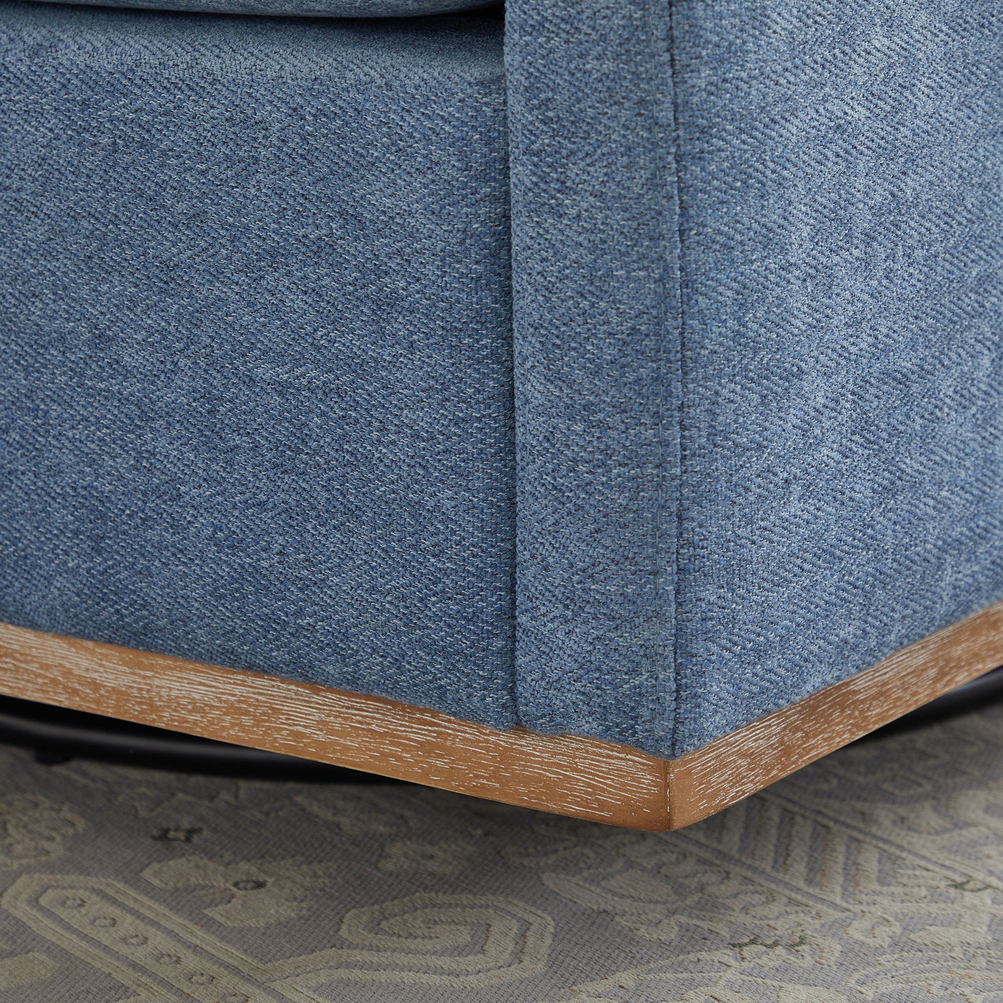 Modern Square Upholstered Swivel Accent Chair