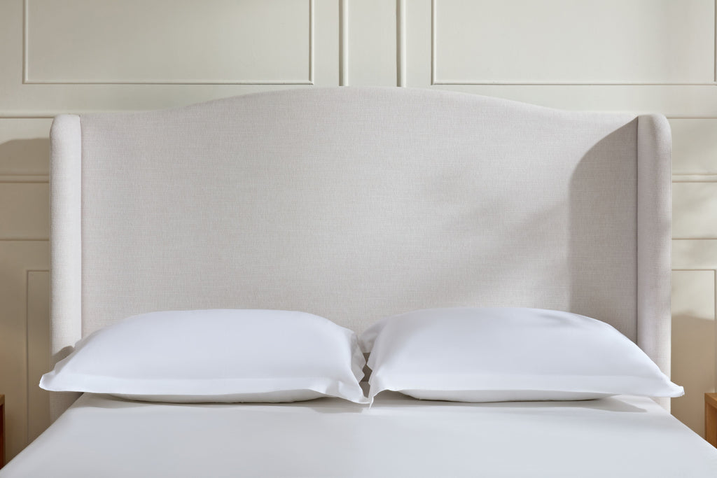 Hannah Upholstered Wingback Bed
